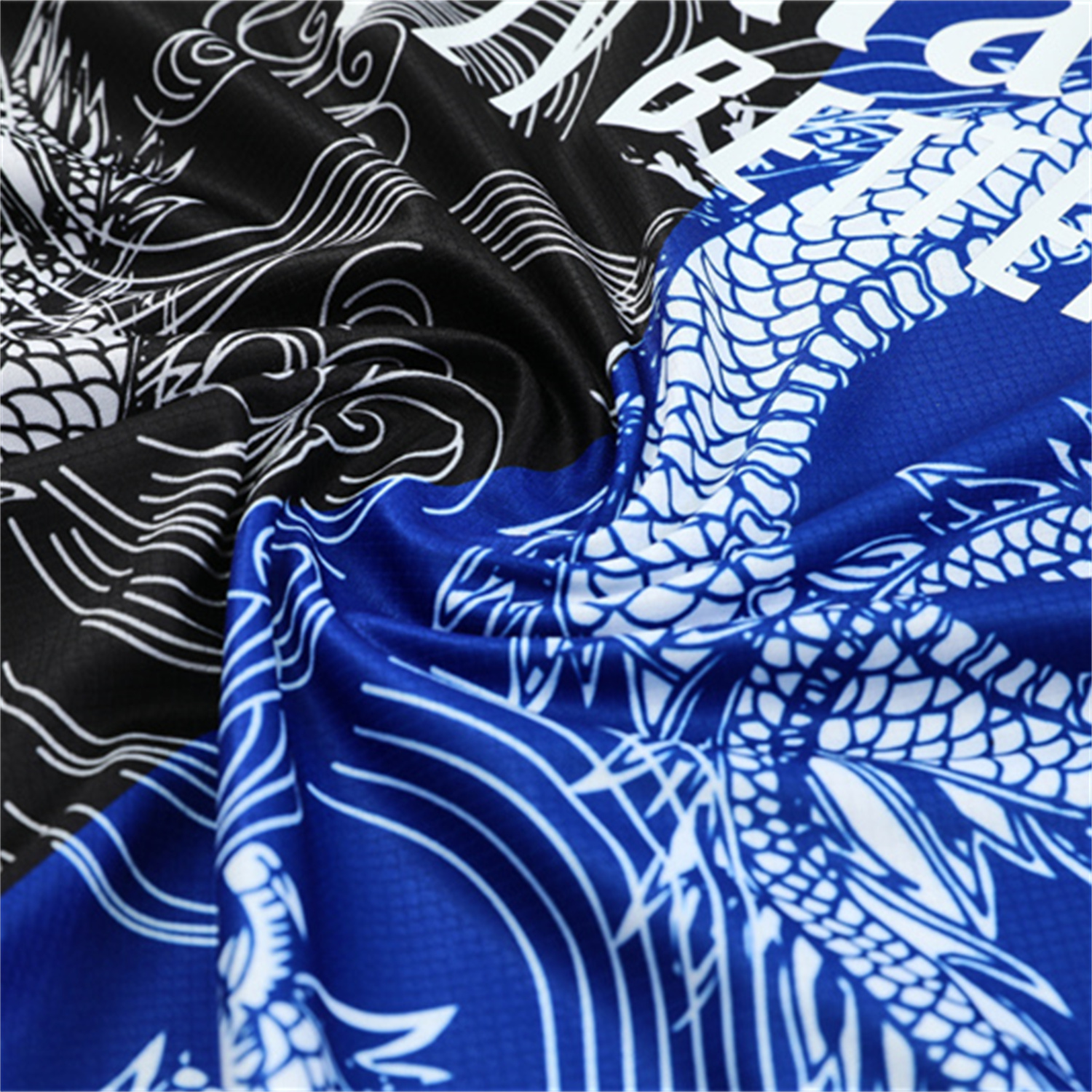 AlphaJersey-Real Madrid 25-26 Kid Short-Sleeve Training Set - Blue Black Dragon Top & Black Shorts