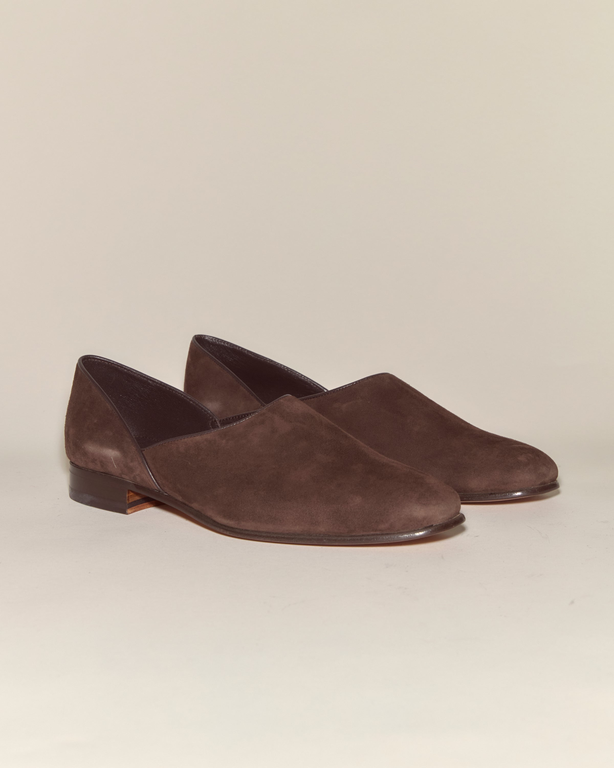 Suede House Shoes - Brown | Modern Menswear by yycbvcnbmmnbm