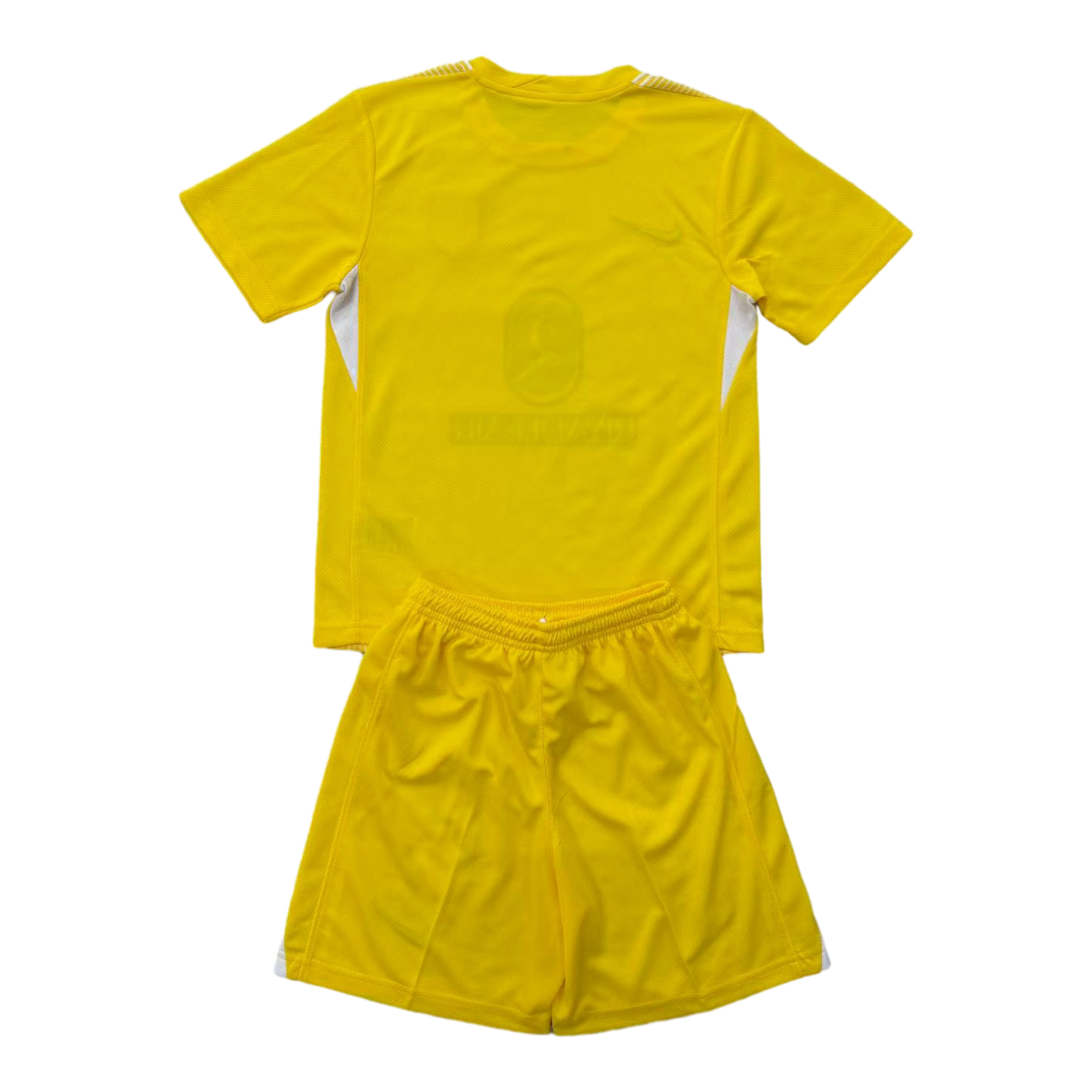 AlphaJersey-Atletico Madrid 25-26 Yellow Goalkeeper Kids Kit