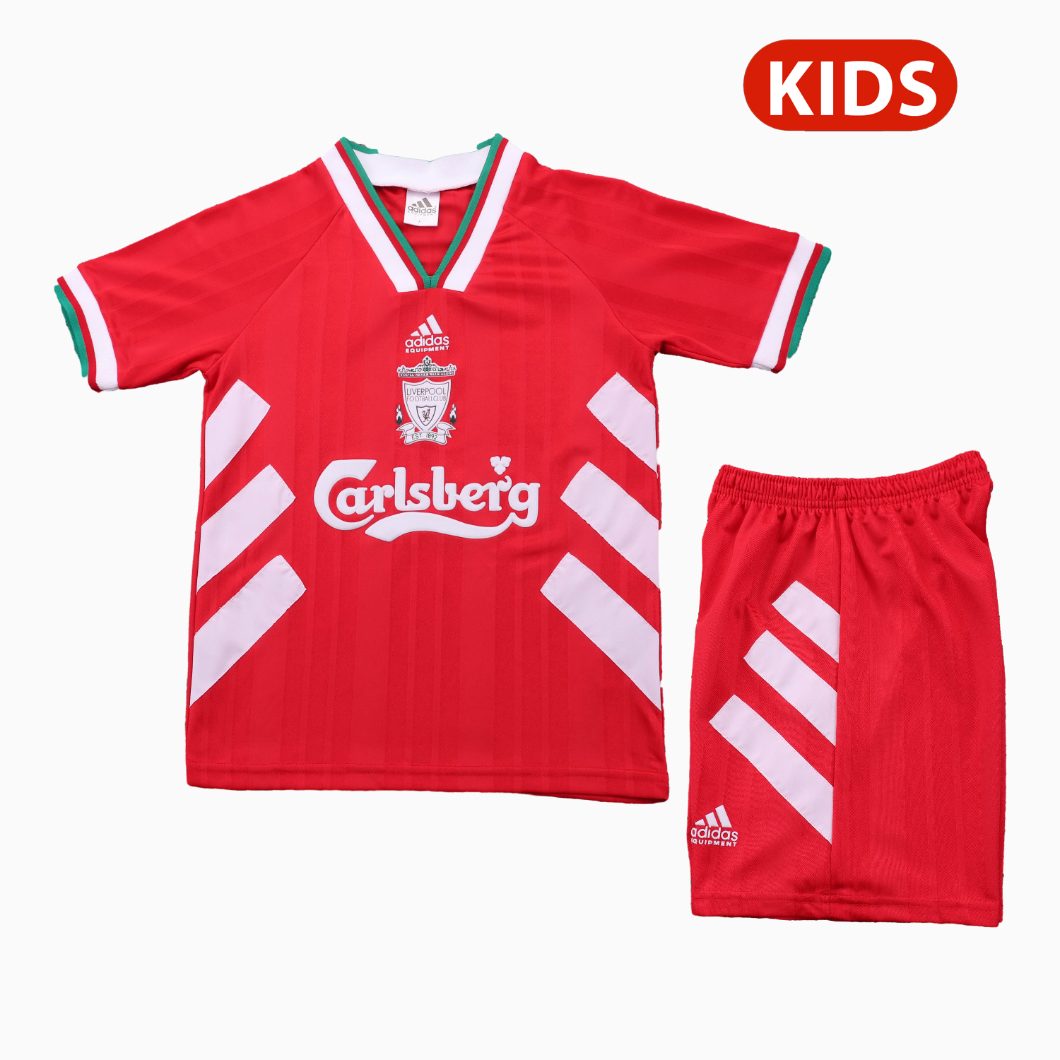 AlphaJersey-Retro Liver.pool 1993-95 Home Kids Kit
