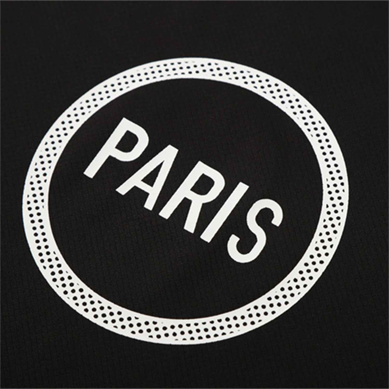 AlphaJersey-Paris Saint-Germain PSG 25-26 Short-Sleeve Training Set - White Edge Black Top & Black Shorts