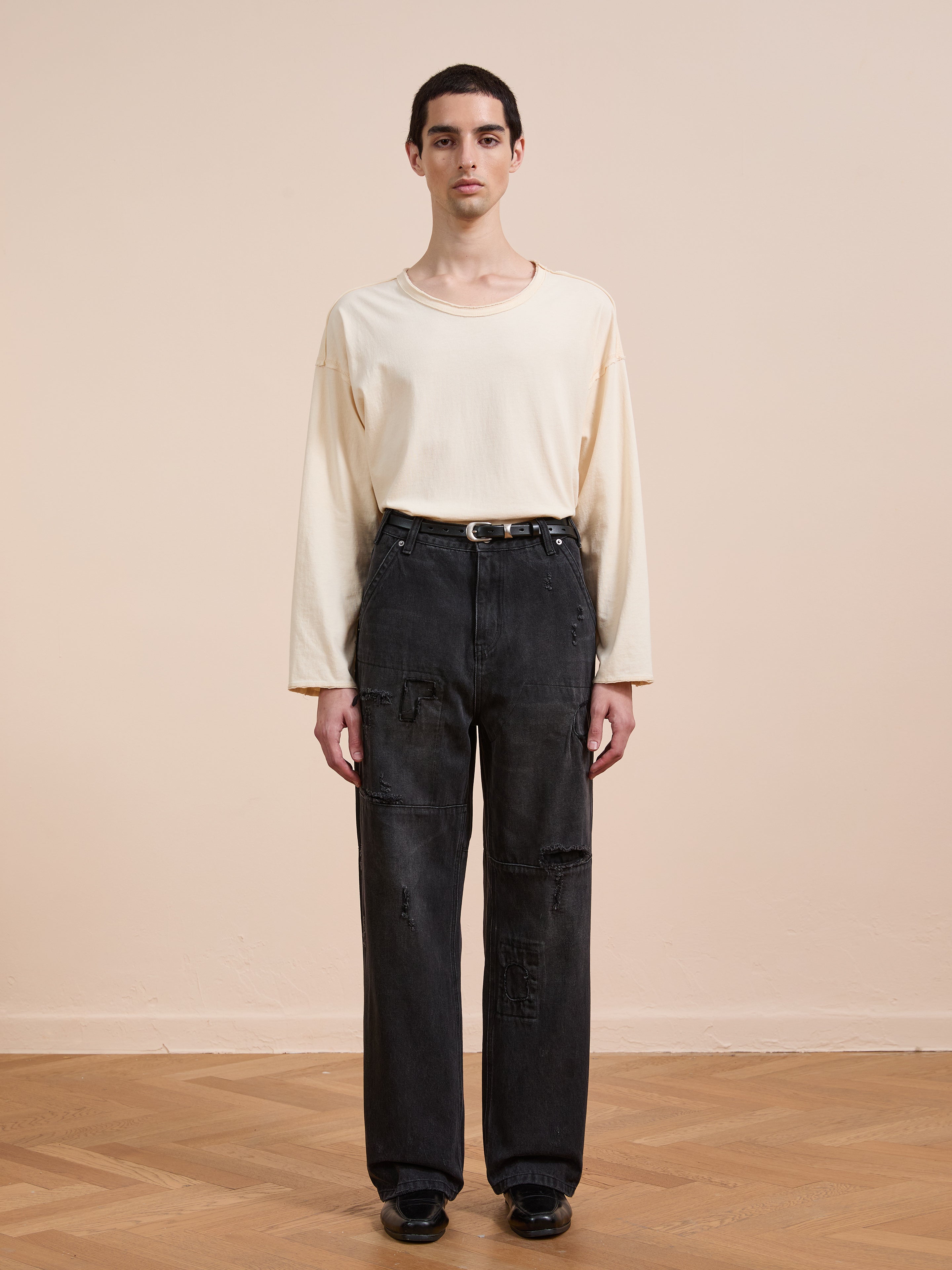 Painter Repaired Jeans | Modern Menswear by yycbvcnbmmnbm