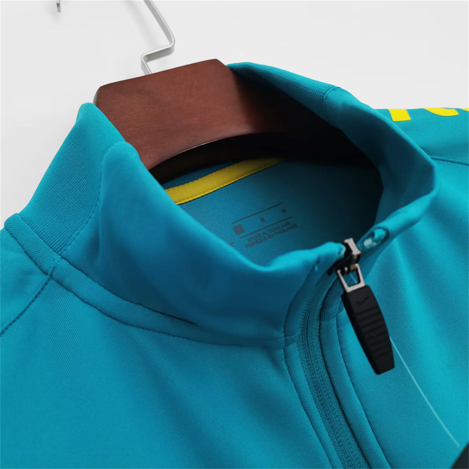 AlphaJersey-Retro Brazil 2022 Lake Blue Windbreaker