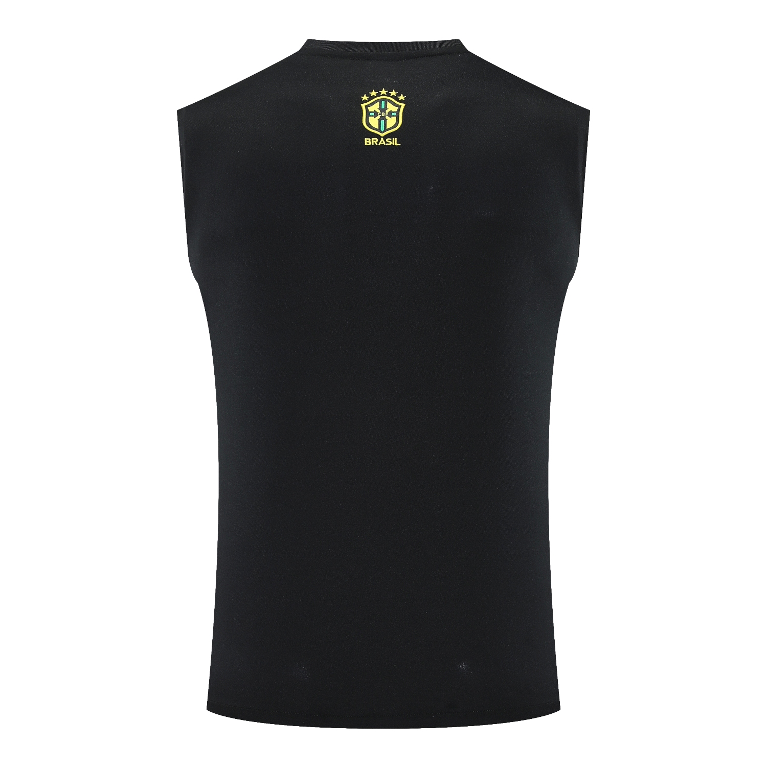AlphaJersey-Brazil 25-26 Green Jesus Statue Vest Training Set - Green Vest & Black Shorts