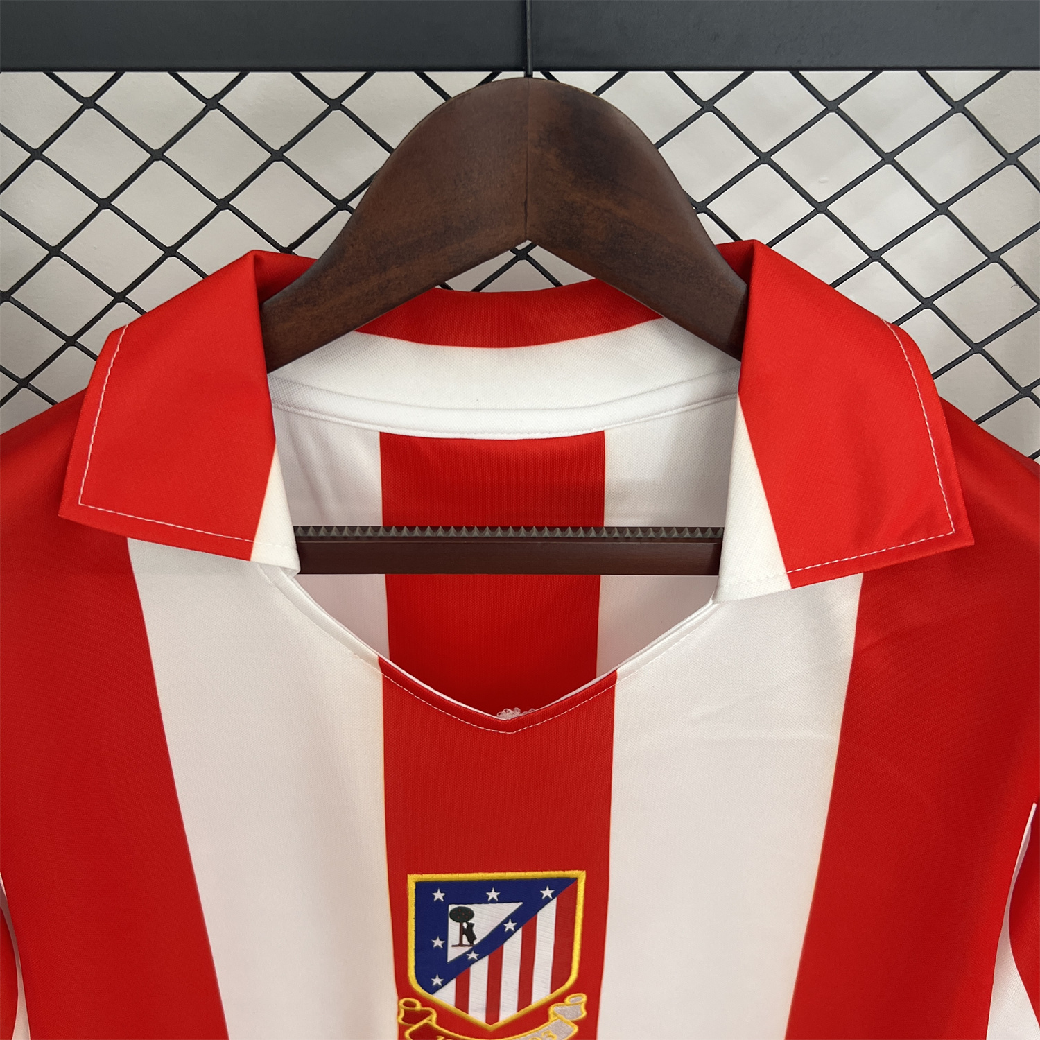 AlphaJersey-Retro Atletico Madrid 2003-04 Home Centenary Special Jersey