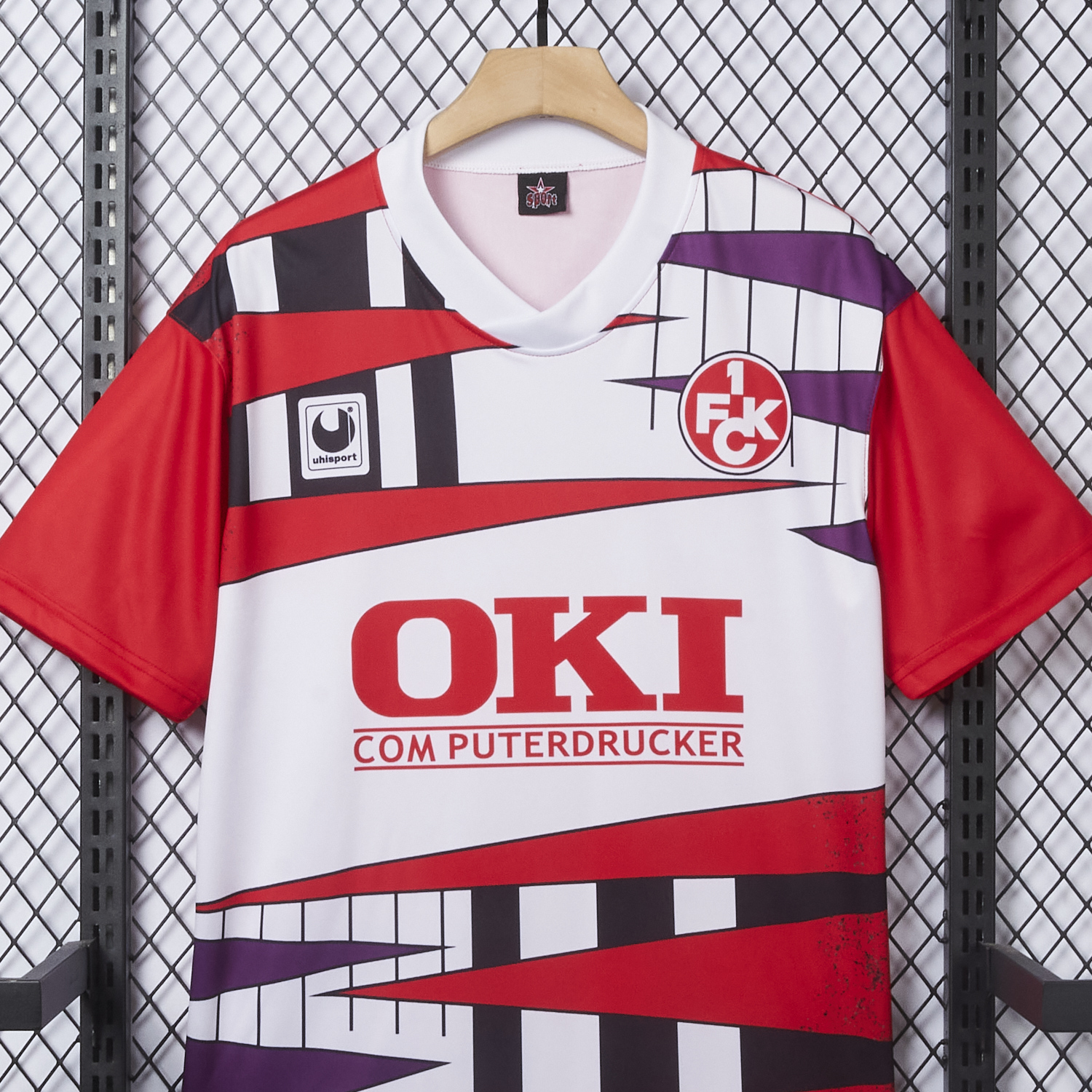 AlphaJersey-Retro Kaiserslautern 1991-92 Home Jersey - Fans Version