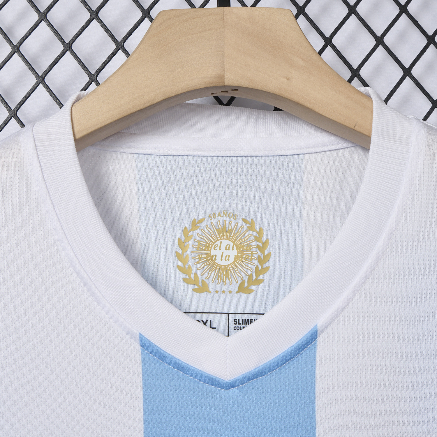 AlphaJersey-Argentina 25-26 50th Anniversary Messi Graffiti Special Jersey - Fans Version