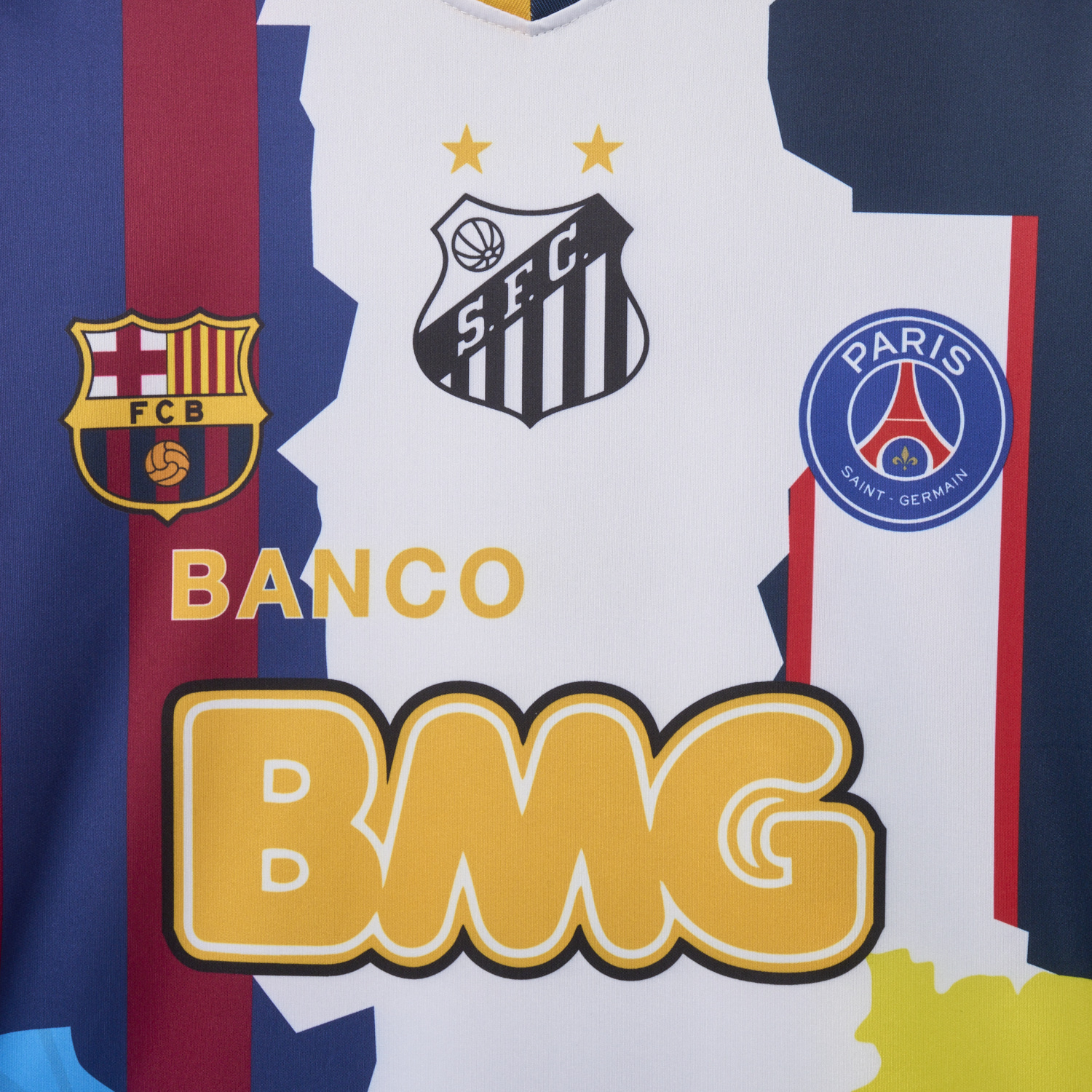 AlphaJersey-Neymar Career Commemorative Jersey - Fans Version - Barcelona Brazil Paris Saint-Germain PSG Santos Al Hilal SFC