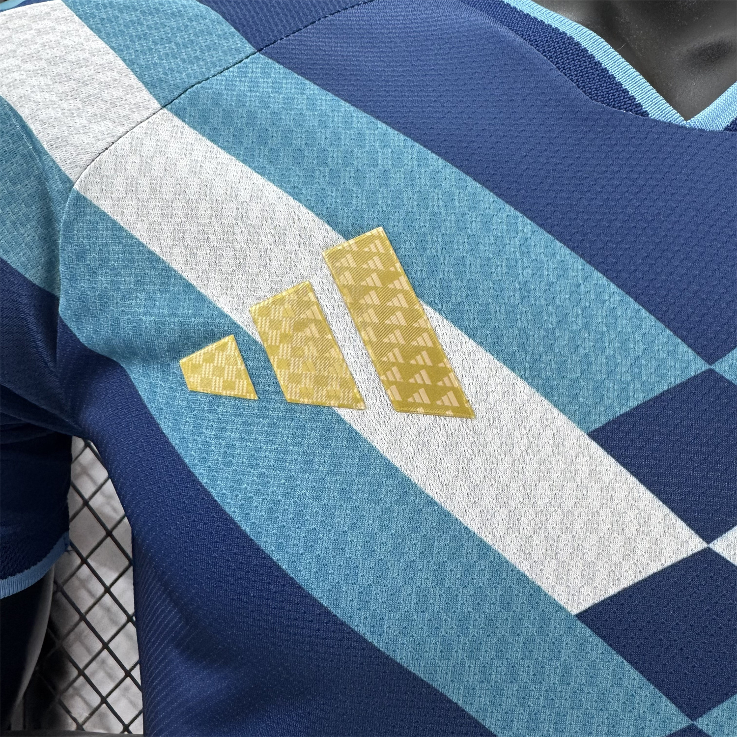 AlphaJersey-Argentina 2026 Blue Shoulder Stripes Special Jersey - Player Version