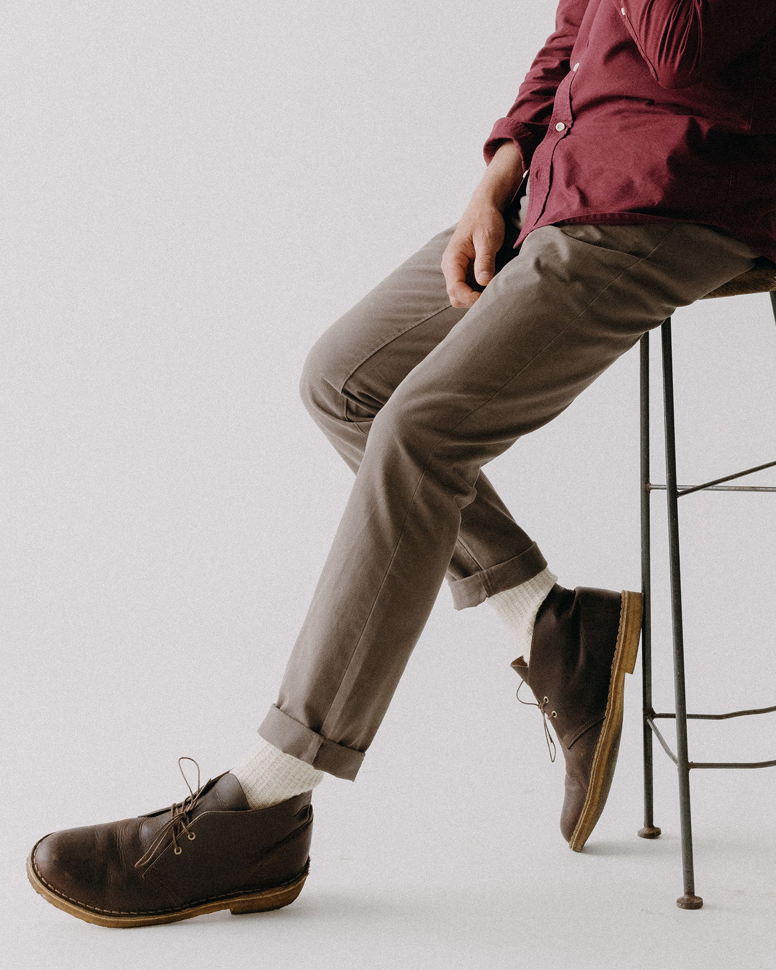 The Slim Foundation Pant in Organic Espresso | Modern Menswear by yycbvcnbmmnbm