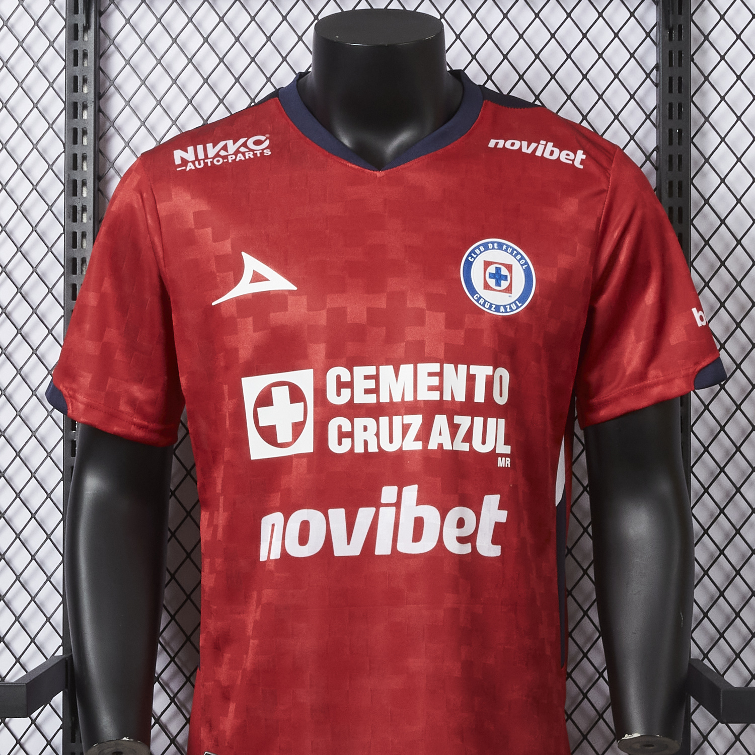 AlphaJersey-Cruz Azul 25-26 Goalkeeper Red Jersey - Player Version