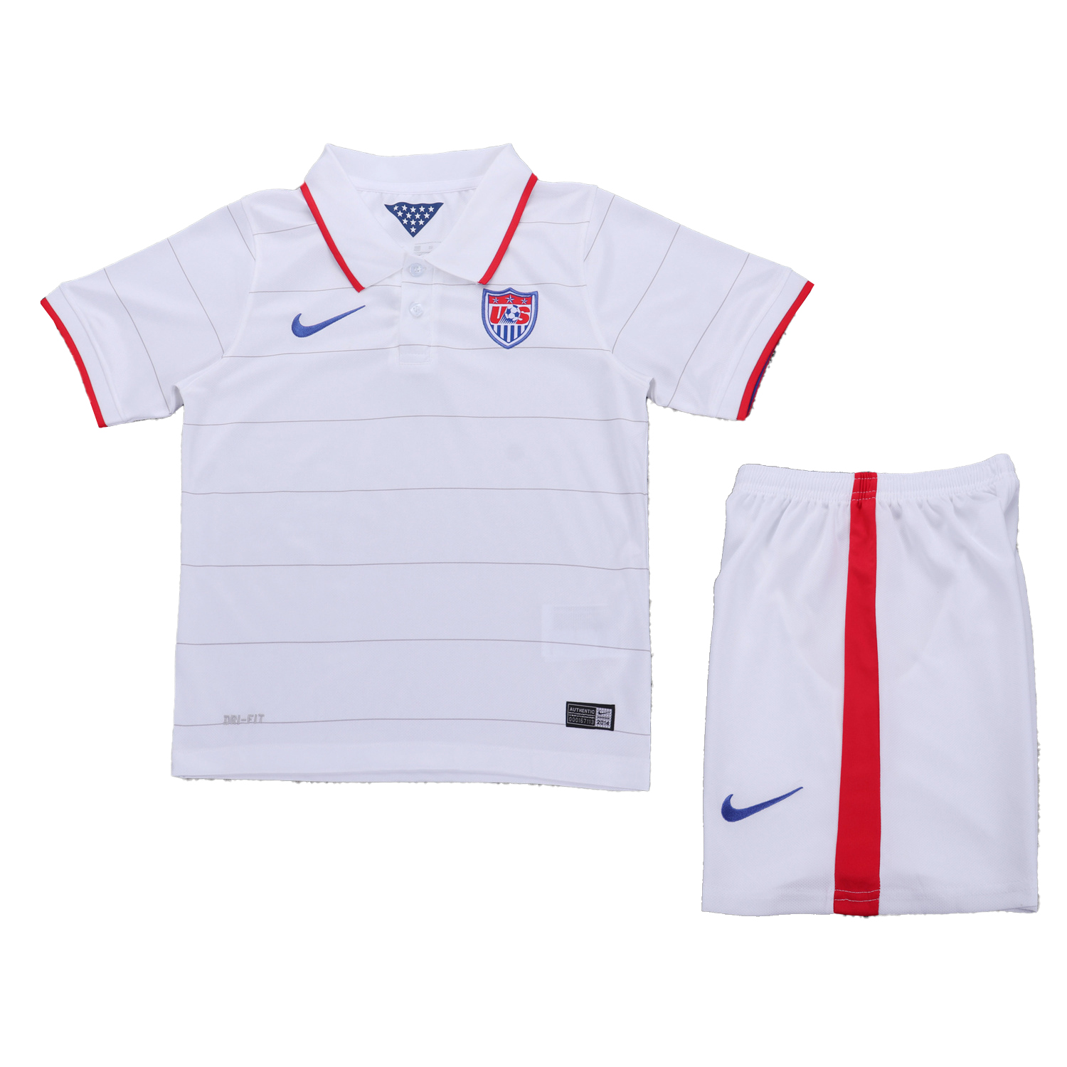 AlphaJersey-Retro United States USA 2014 Home Kids Kit