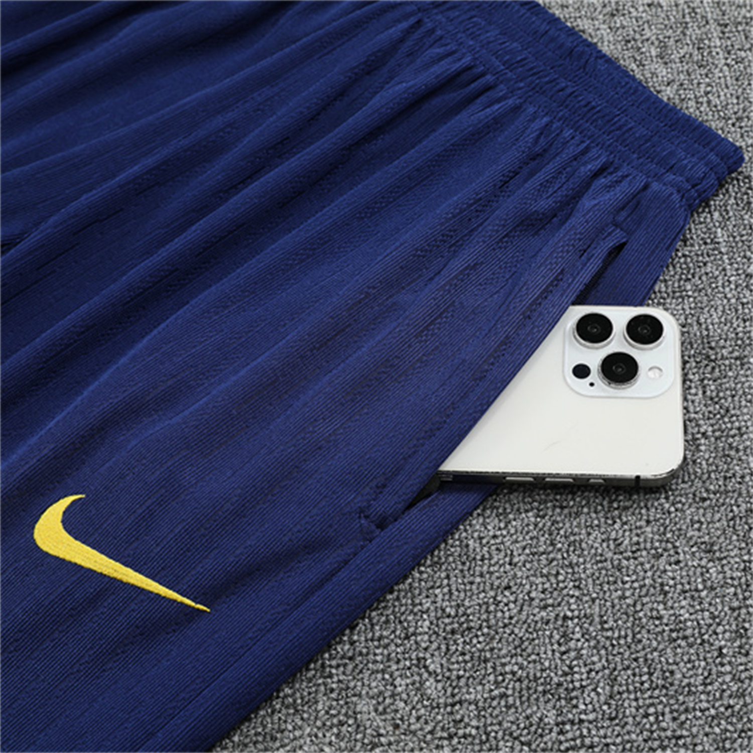 AlphaJersey-Atletico Madrid 25-26 Kid Long Sleeves Training Set - Royal Blue Top & Royal Blue Pants