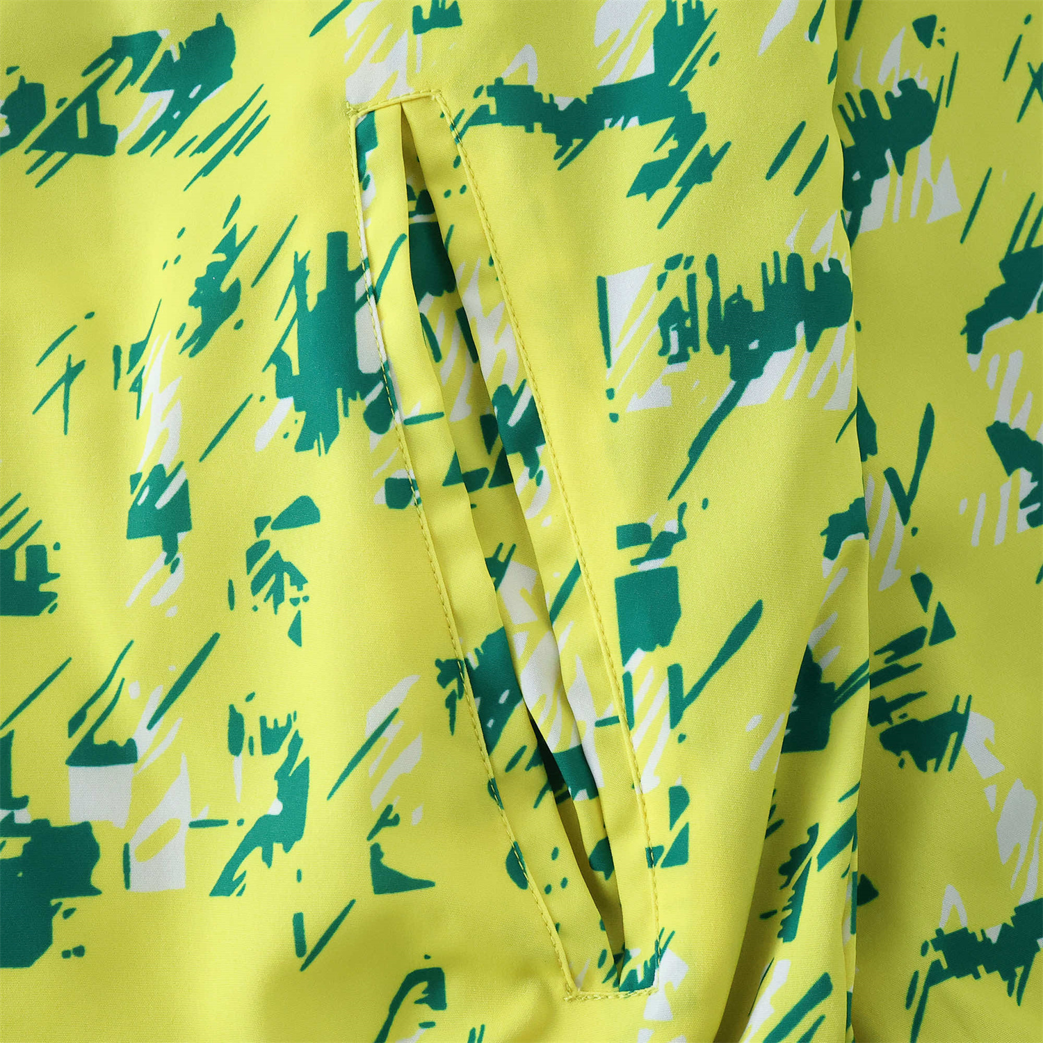 AlphaJersey-Norwich City 1992-94 Retro Style Double Sided Reversible Windbreaker - Green & Yellow