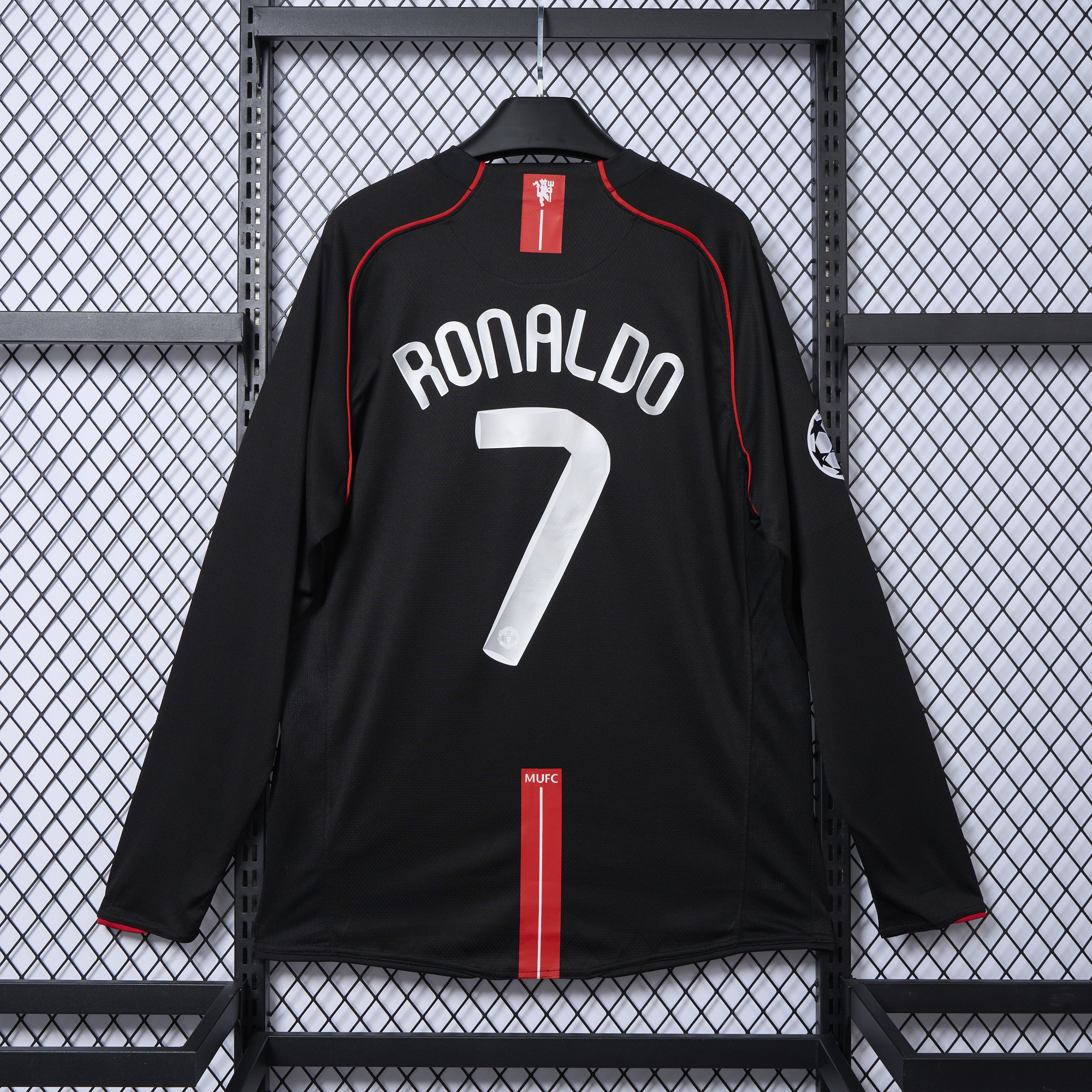 AlphaJersey-Retro Manchester United 07-08 Away Long Sleeve Jersey