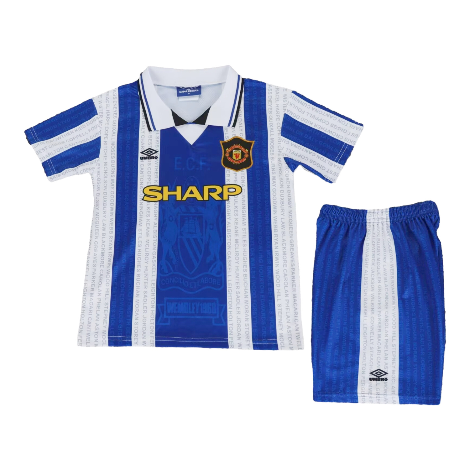 AlphaJersey-Retro Manchester United 94-96 Away Kids Kit