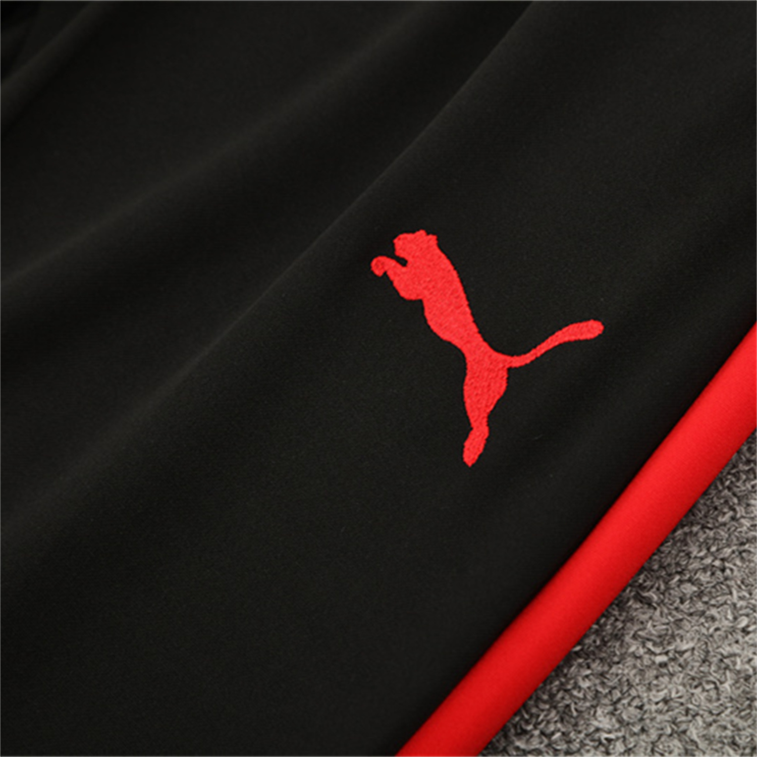 AlphaJersey-Portugal 25-26 Long Sleeve Training Set - Black Top & Black Pants