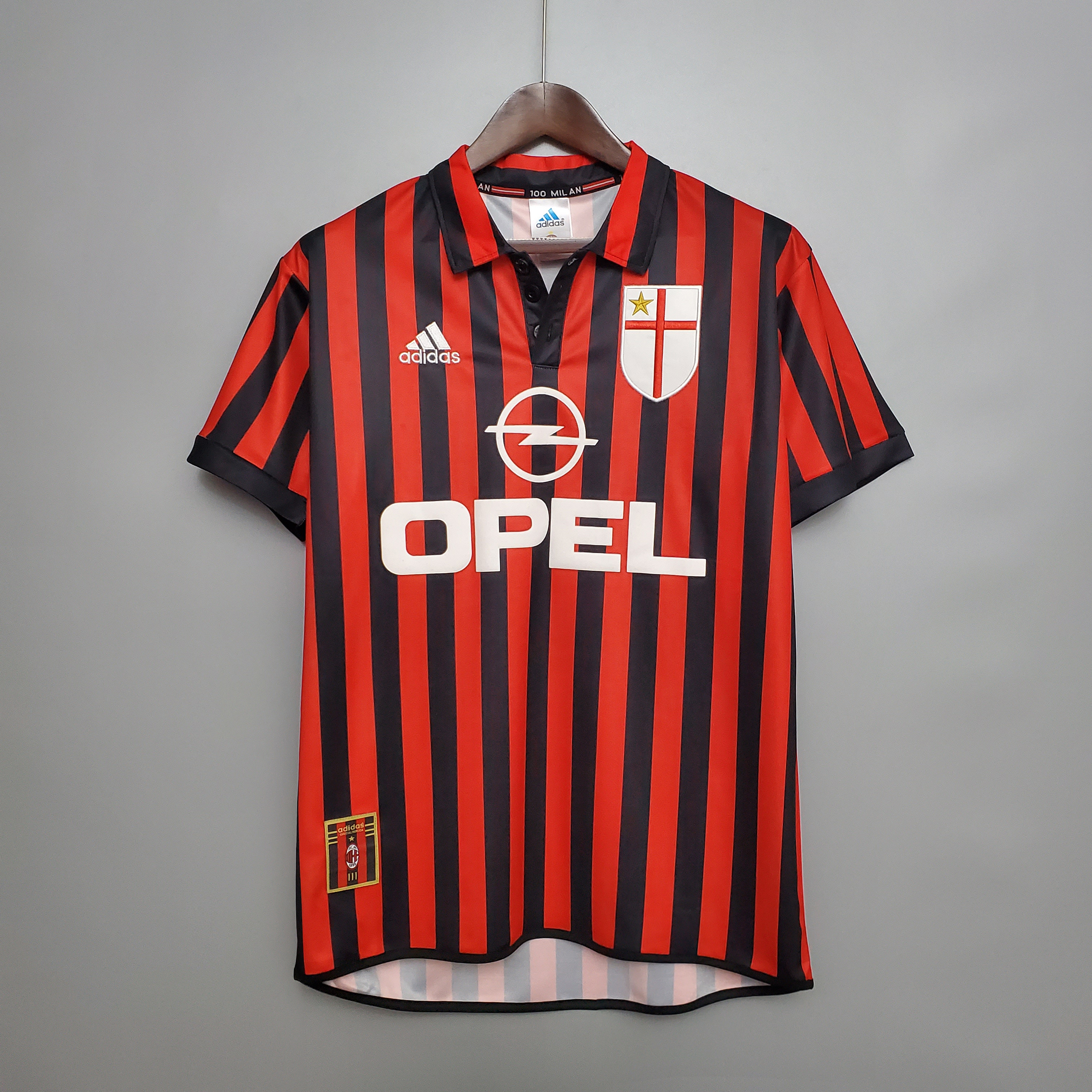 AlphaJersey-Retro AC Milan 99-00 Home Stadium Jersey