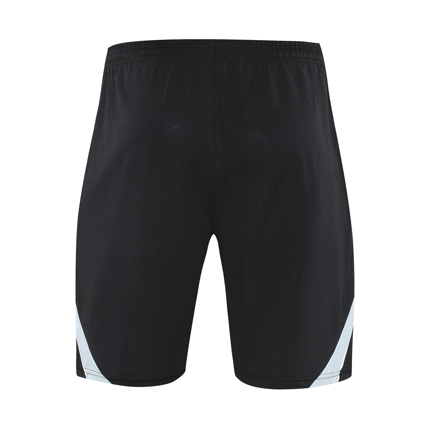 AlphaJersey-Real Madrid 25-26 Short-Sleeve Training Set - Grey And White Top & Black Shorts
