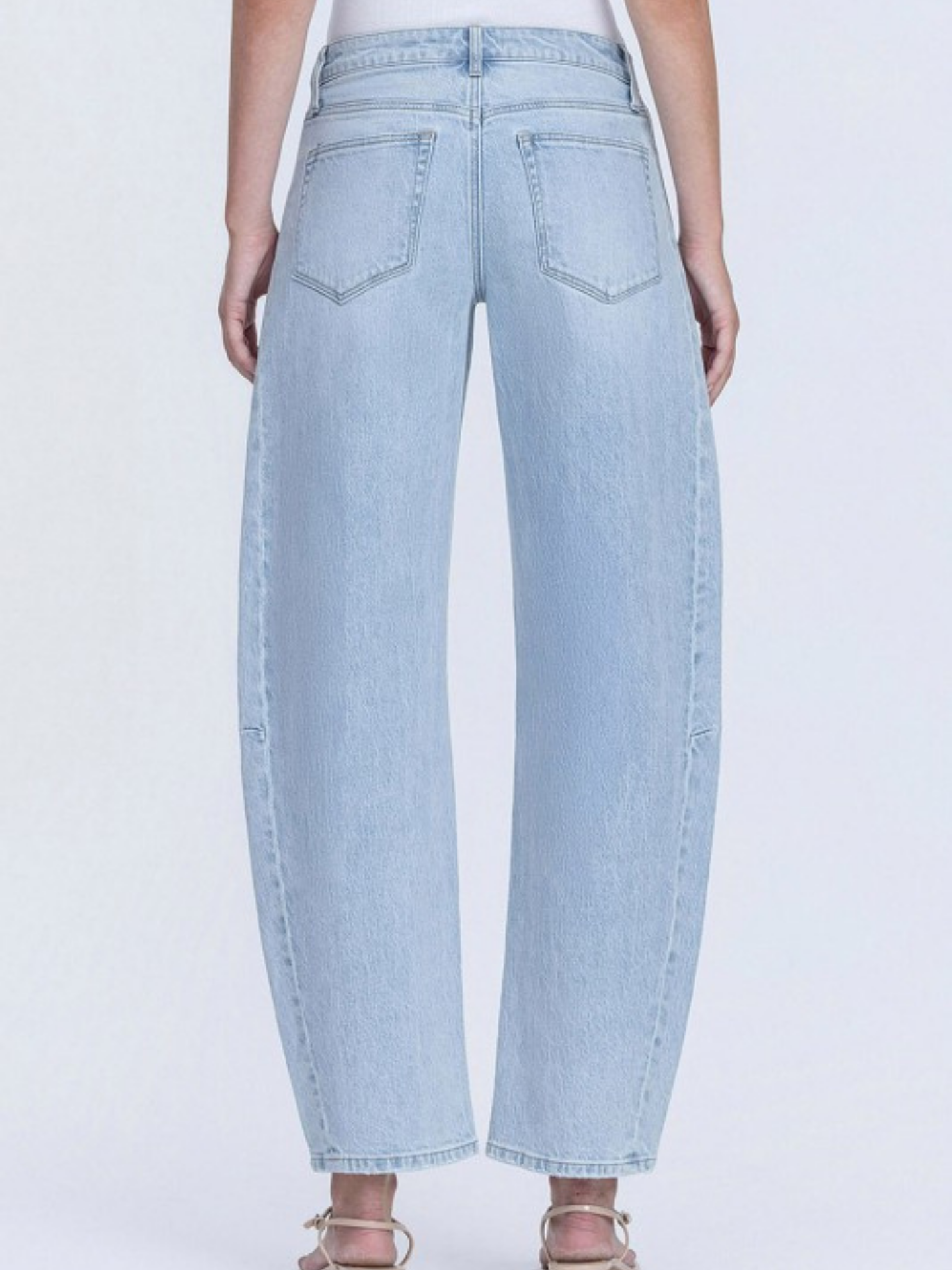 Light Wash Slim Barrel | Elegant Women's Fashion by coolavocek
