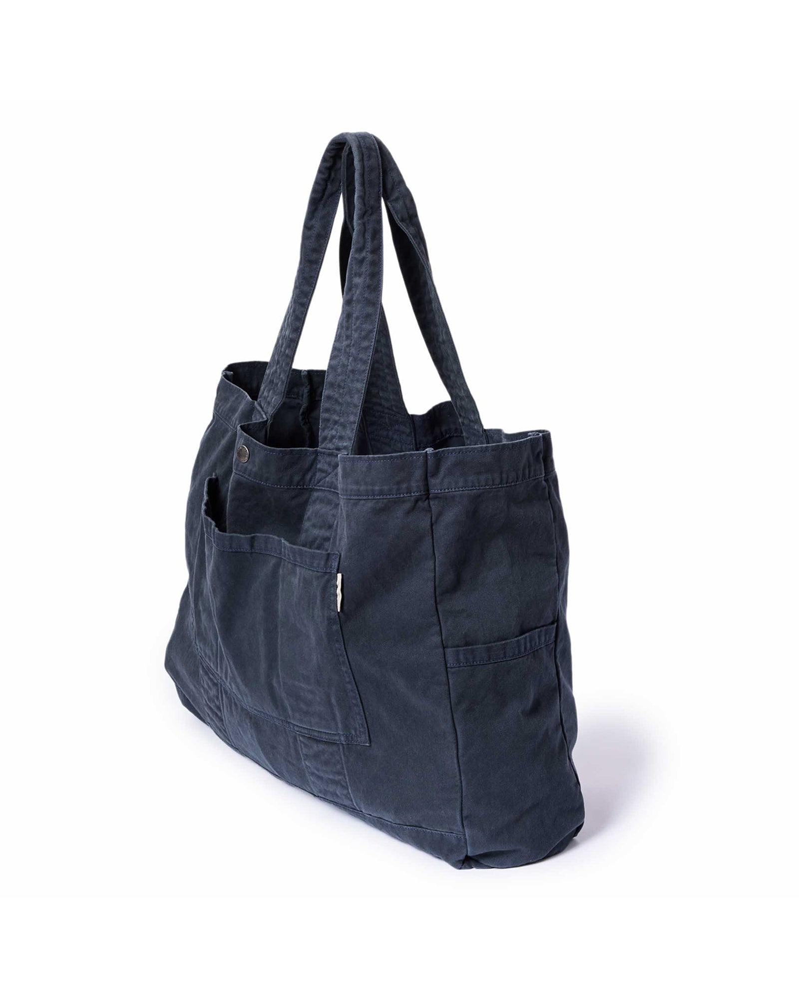 The Foundation Tote in Organic Navy | Modern Menswear by yycbvcnbmmnbm