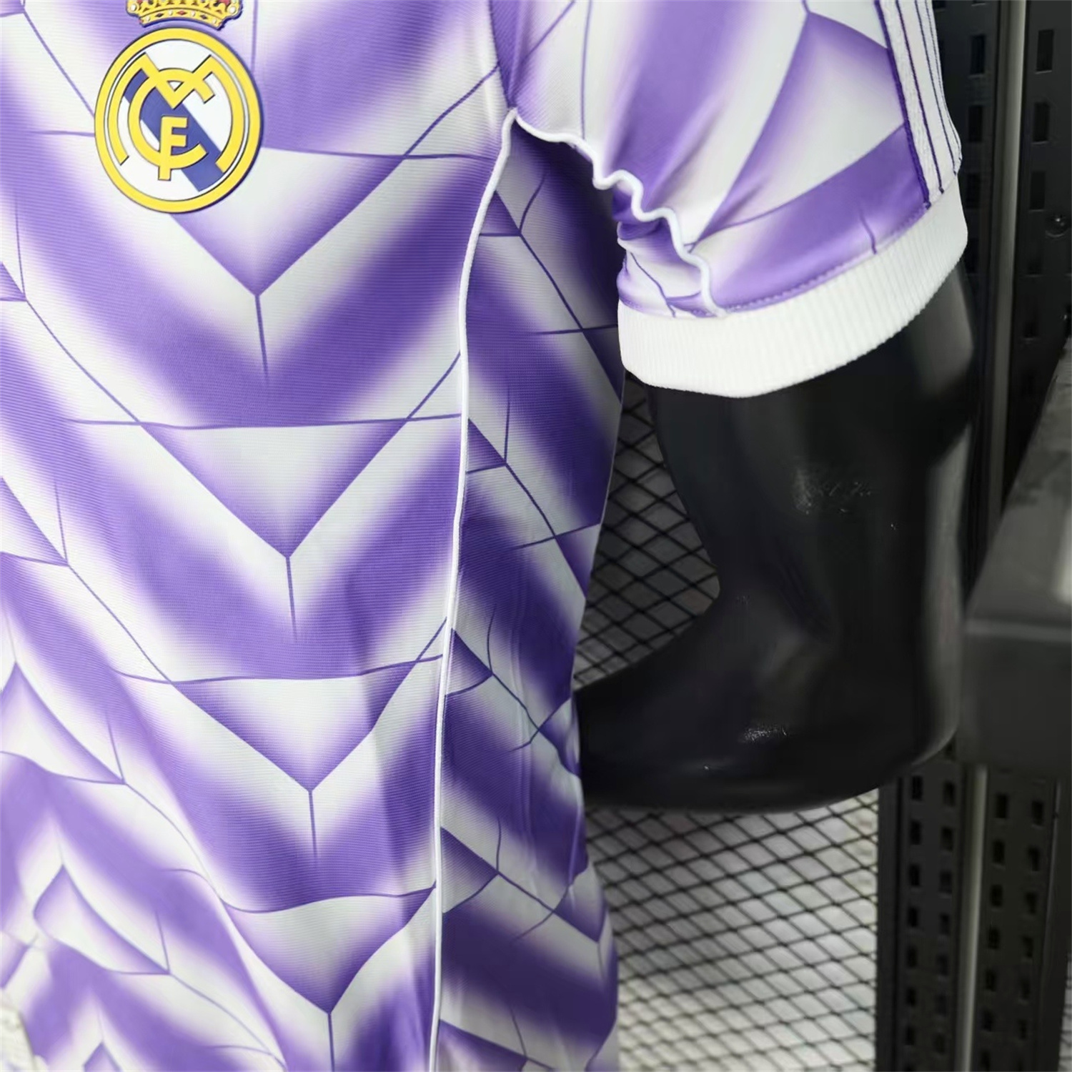 AlphaJersey-Real Madrid 25-26 Refracted Purple Light White Special Jersey - Player Version