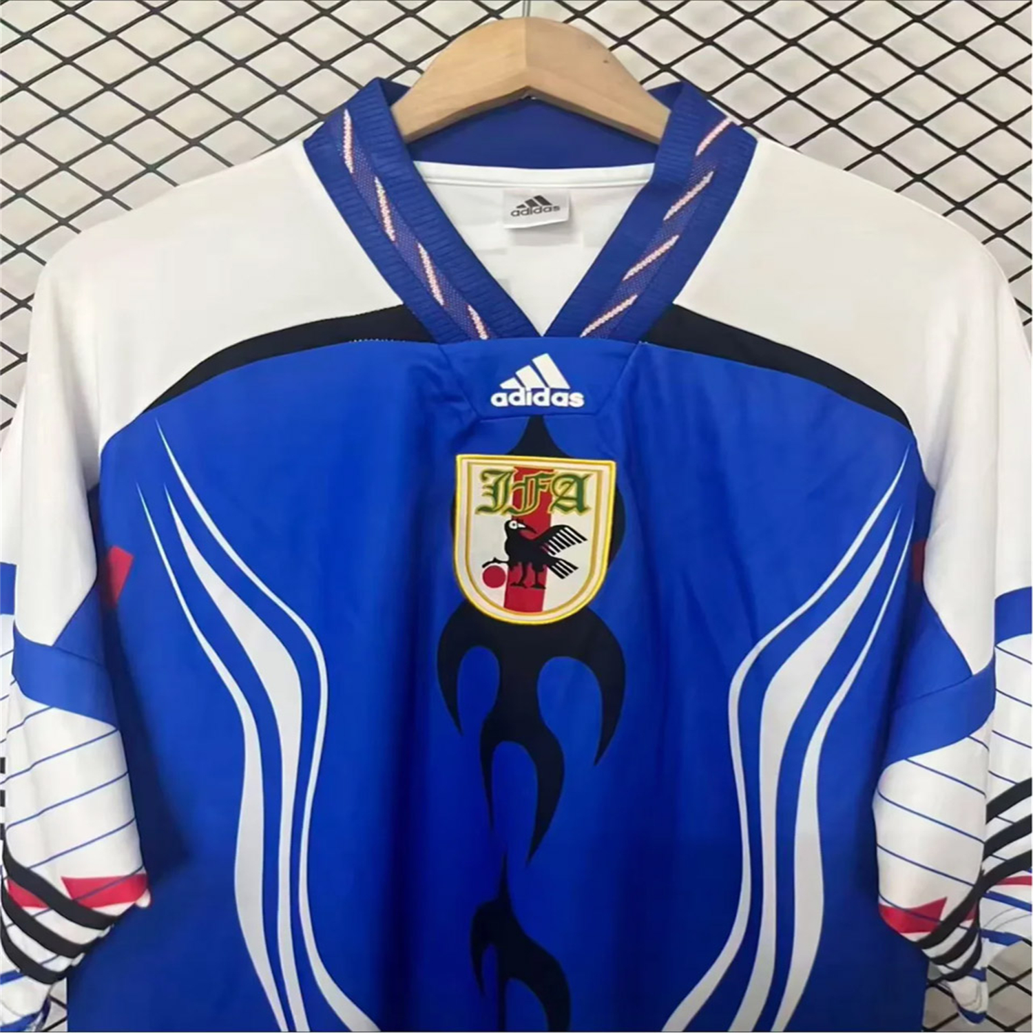 AlphaJersey-Japan 2026 Retro Style Blue Jersey - Fans Version