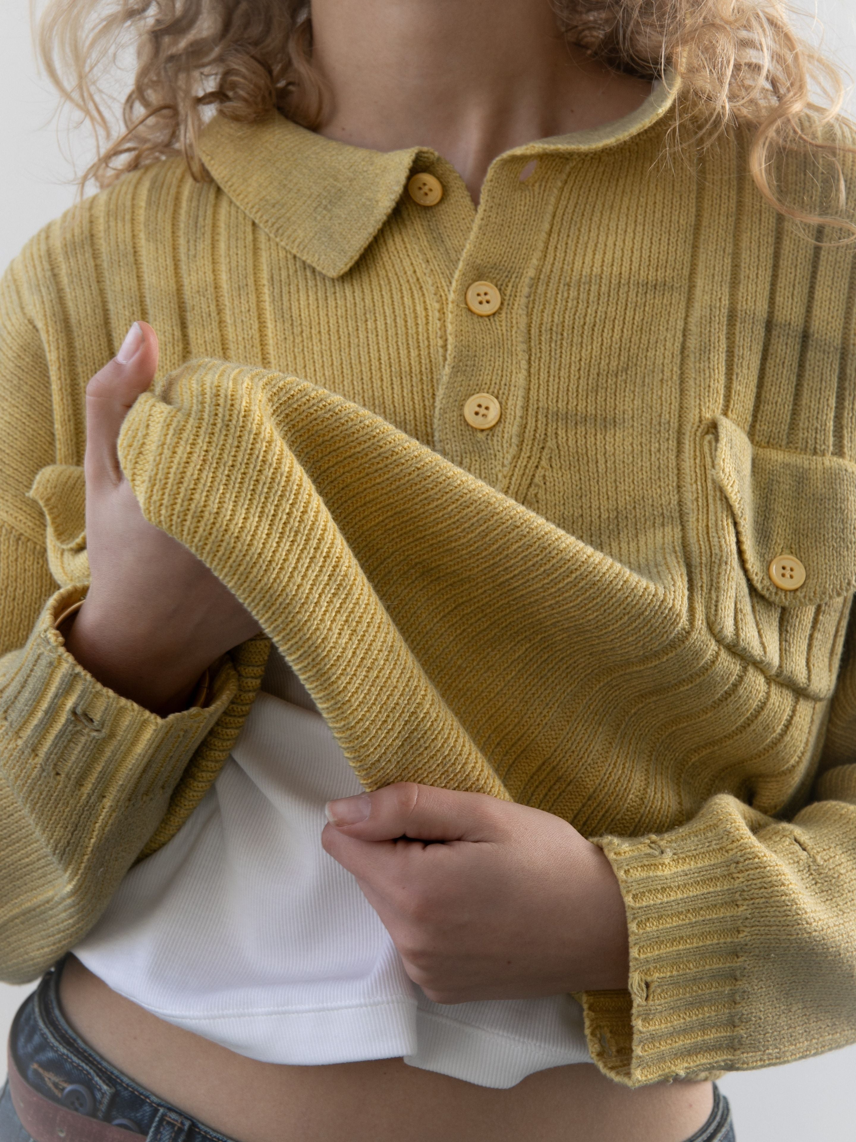 Distressed Pullover Knit | Modern Menswear by yycbvcnbmmnbm