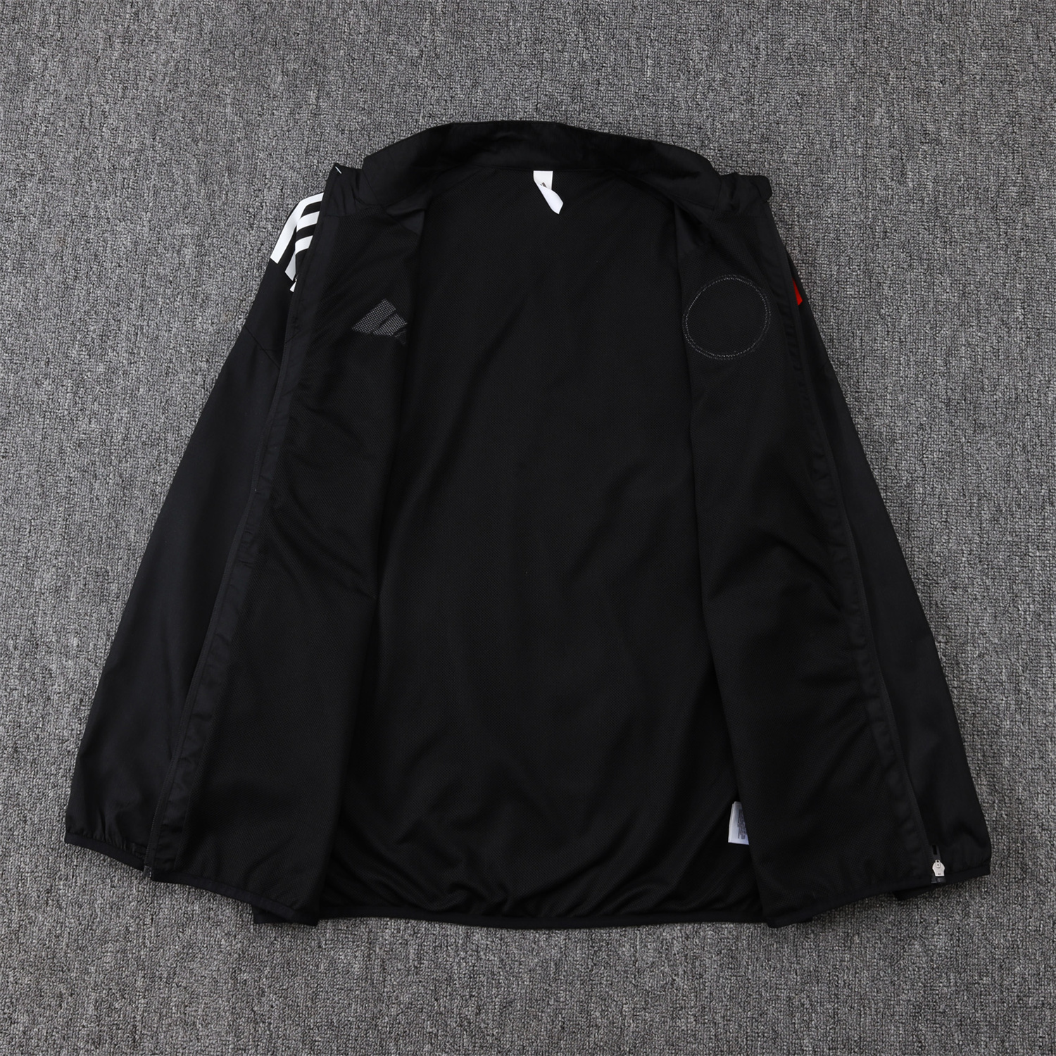 AlphaJersey-Ajax 25-26 Windbreaker Training Set - Black Top and Pants