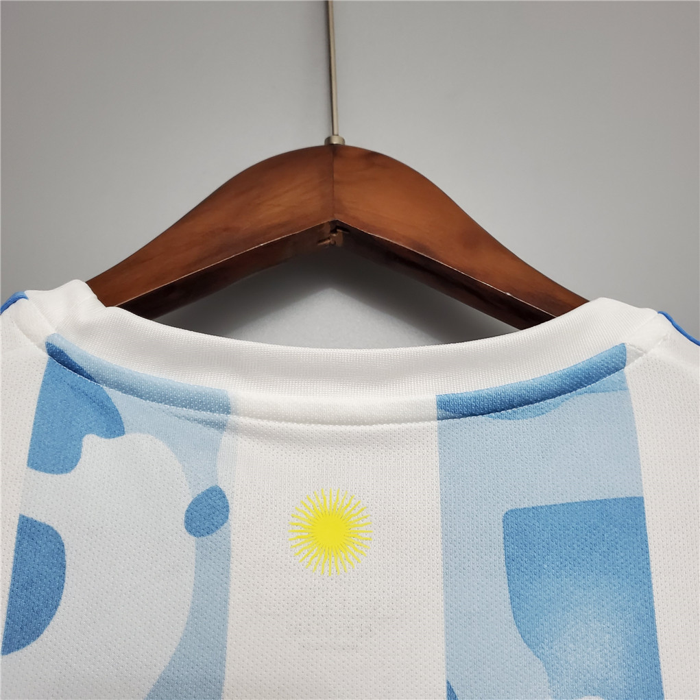 AlphaJersey-Retro Argentina 2021 Home Stadium Jersey