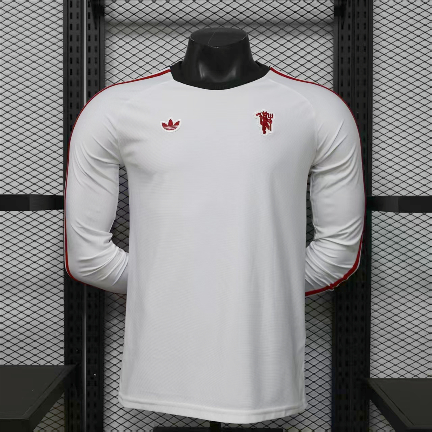 AlphaJersey-Manchester United 26-27 White Casual Long Sleeves Jersey - Player Version