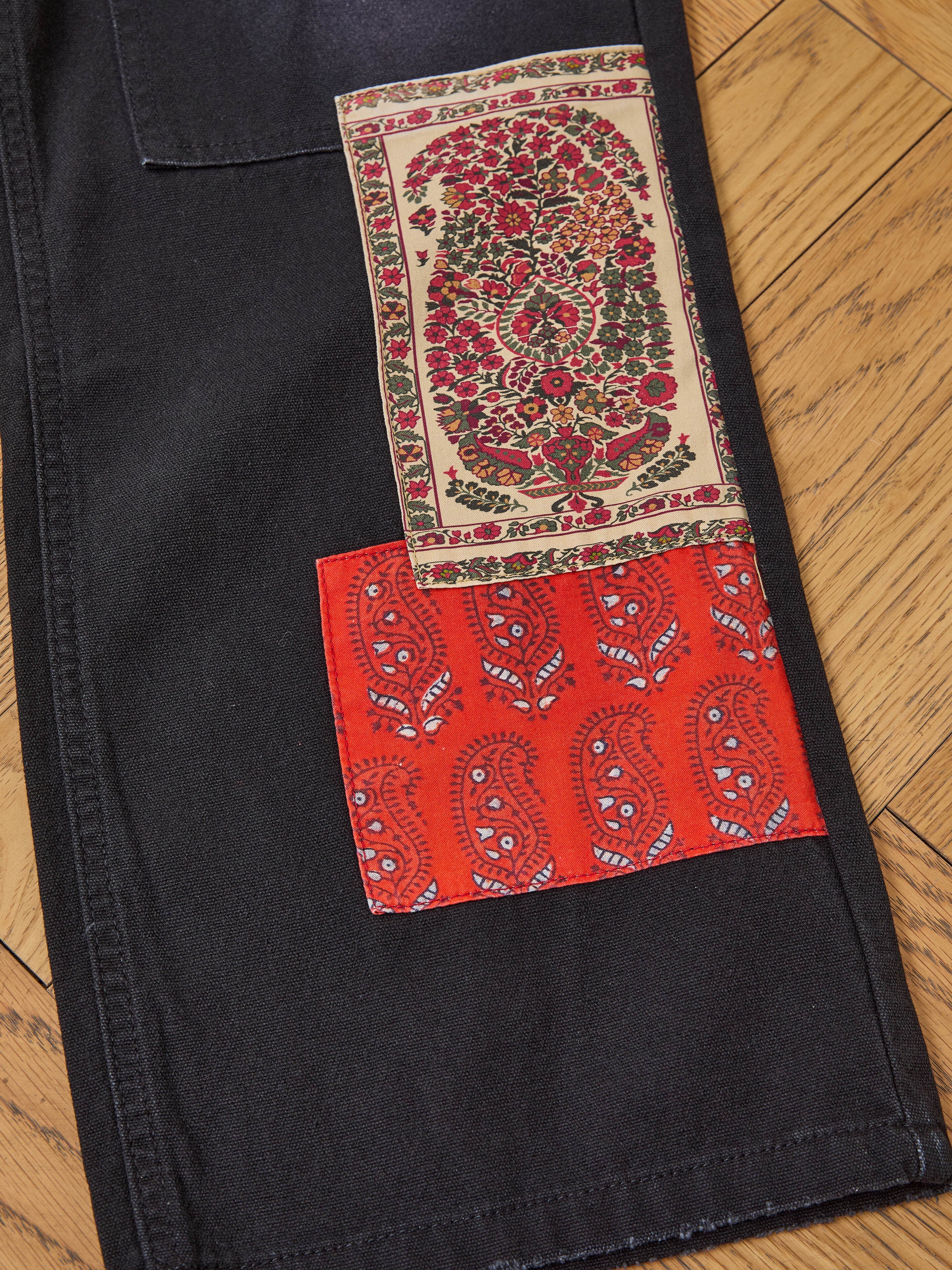 Tapestry Carpenter Canvas Pants | Modern Menswear by yycbvcnbmmnbm