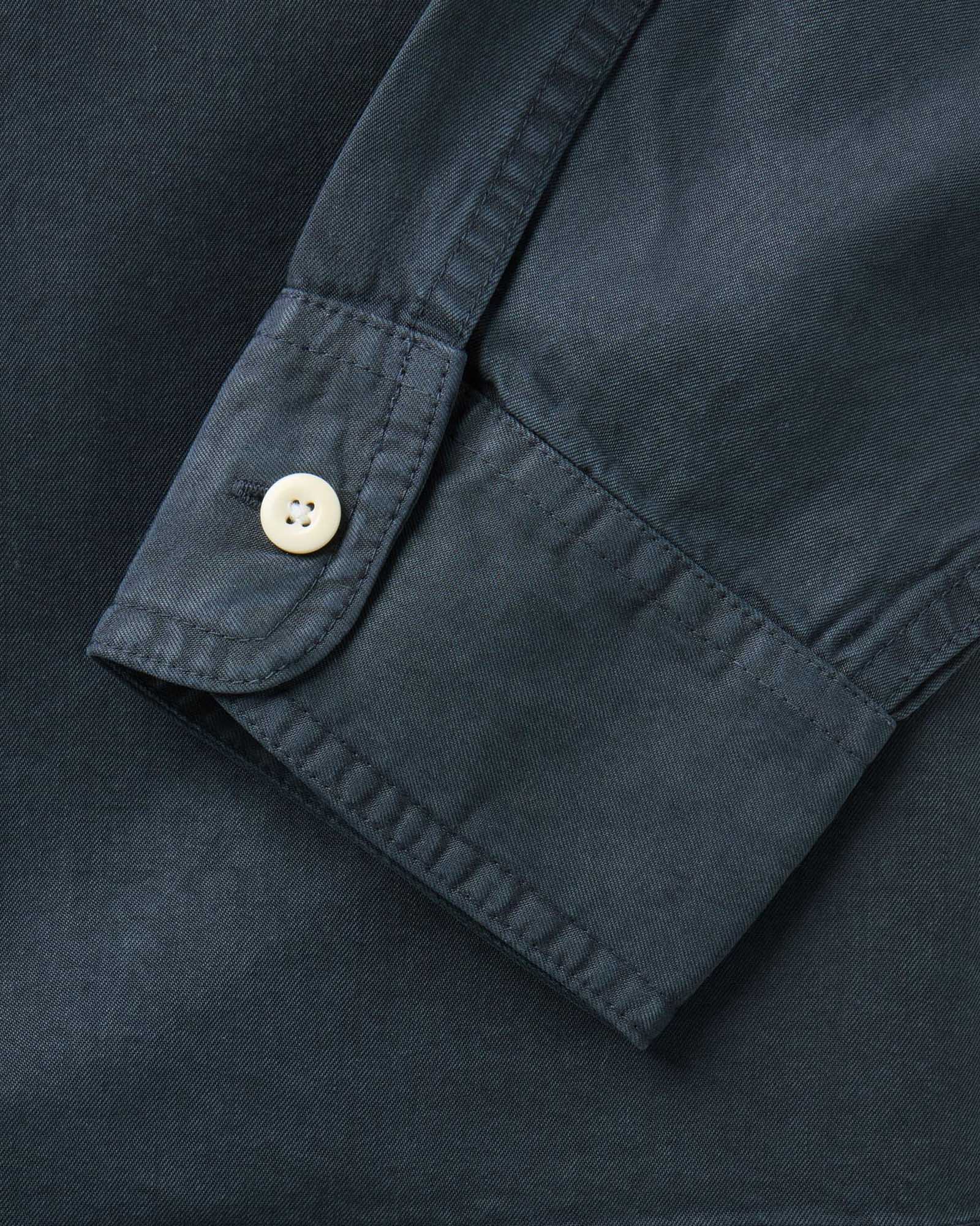 The Shore Shirt in Navy Lyocell | Modern Menswear by yycbvcnbmmnbm