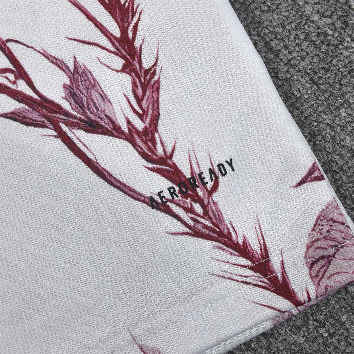 AlphaJersey-Japan 25-26 Red Flowers White Jersey - Fans Version