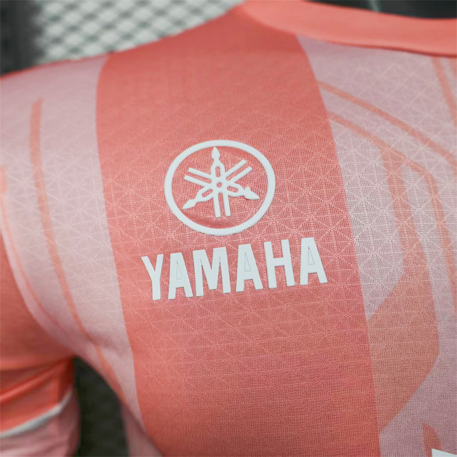 AlphaJersey-Marseille 25-26 Pink Stripes Special Jersey - Player Version