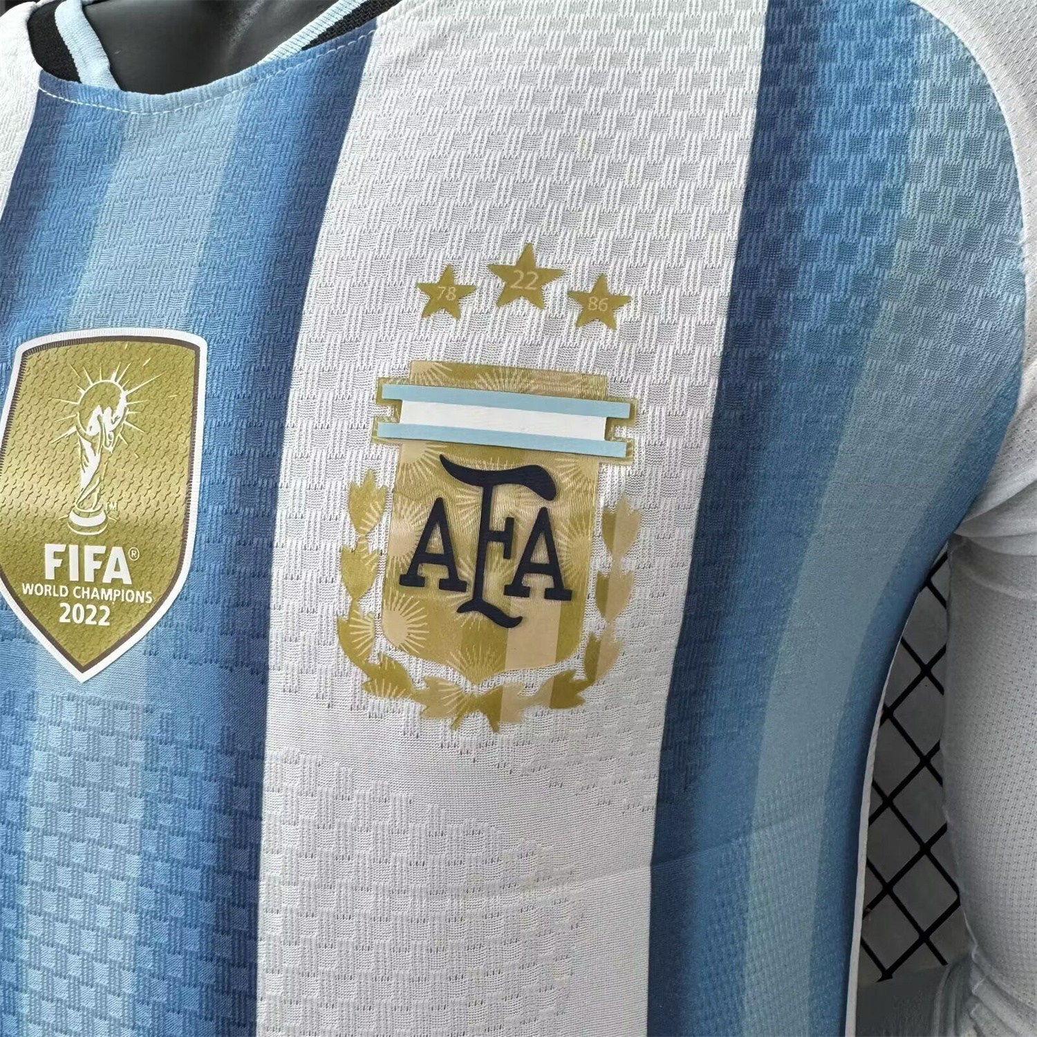 AlphaJersey-Argentina 2026 Home Long Sleeves Jersey - Player Version