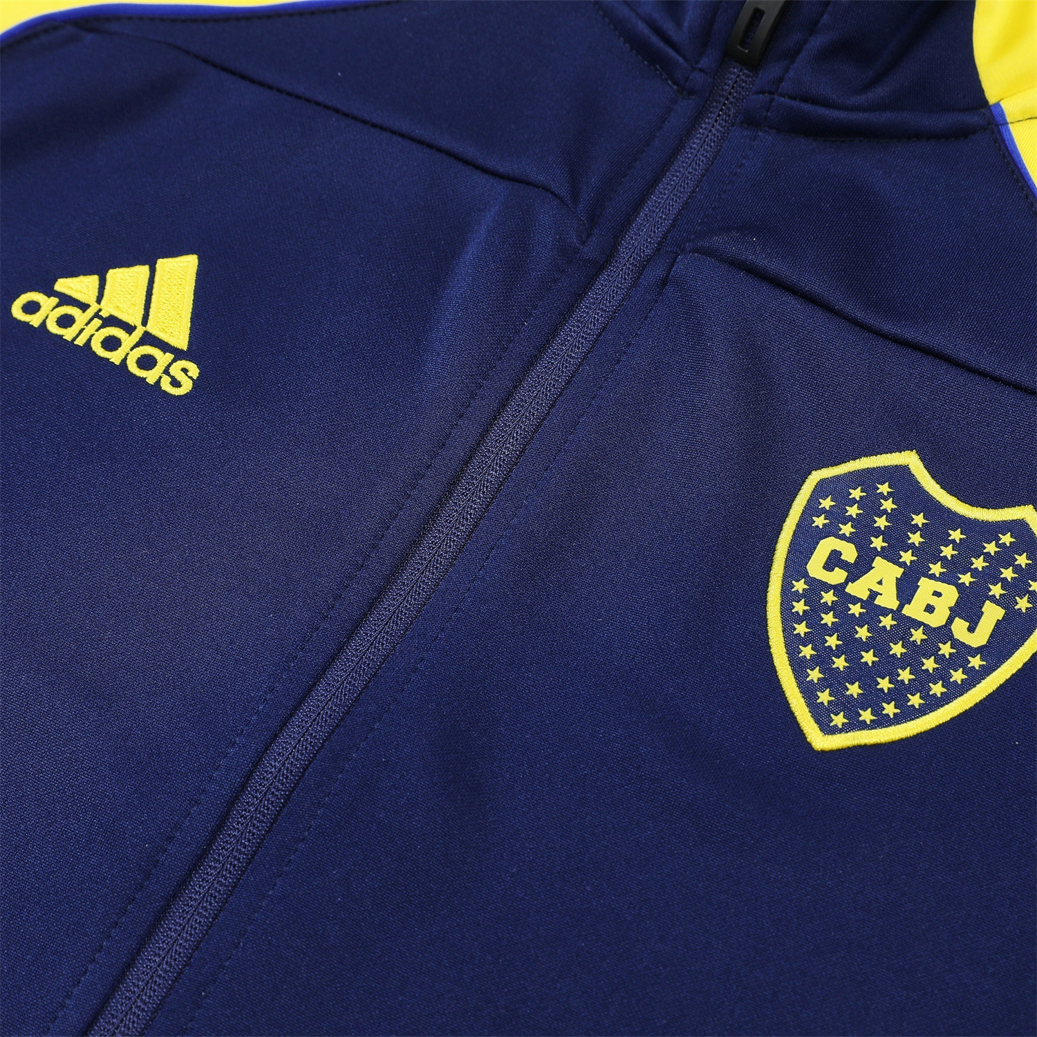 AlphaJersey-Boca Juniors 2026 Jacket Training Tracksuit - Dark Blue With Yellow Jackets & Pants