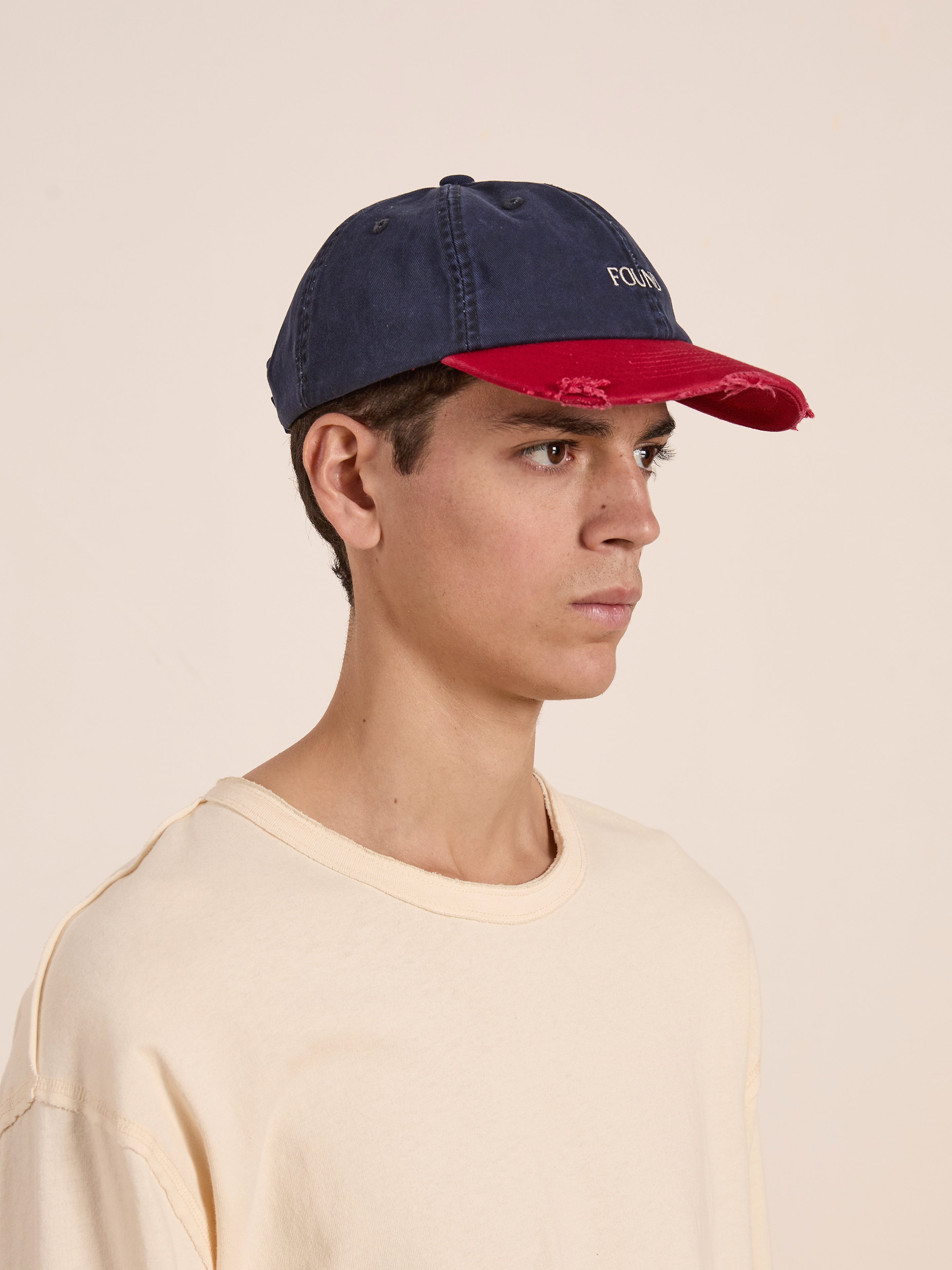 Two-Tone Logo Cap | Modern Menswear by yycbvcnbmmnbm