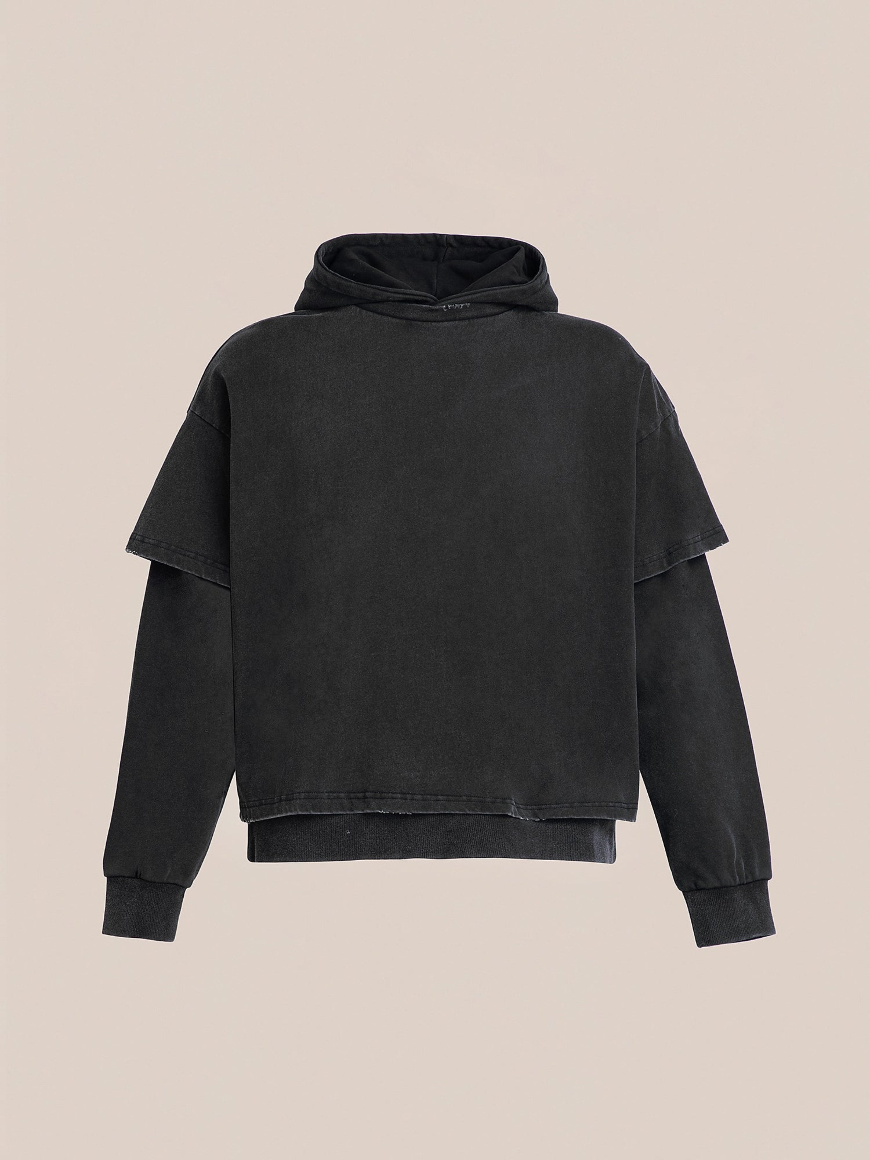 Double Layer Hoodie | Modern Menswear by yycbvcnbmmnbm