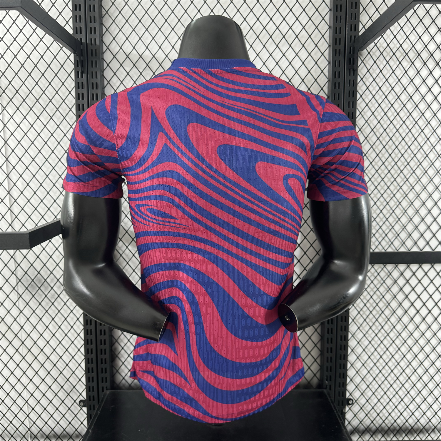 AlphaJersey-Barcelona 25-26 Red & Blue Contours Special Jersey - Player Version