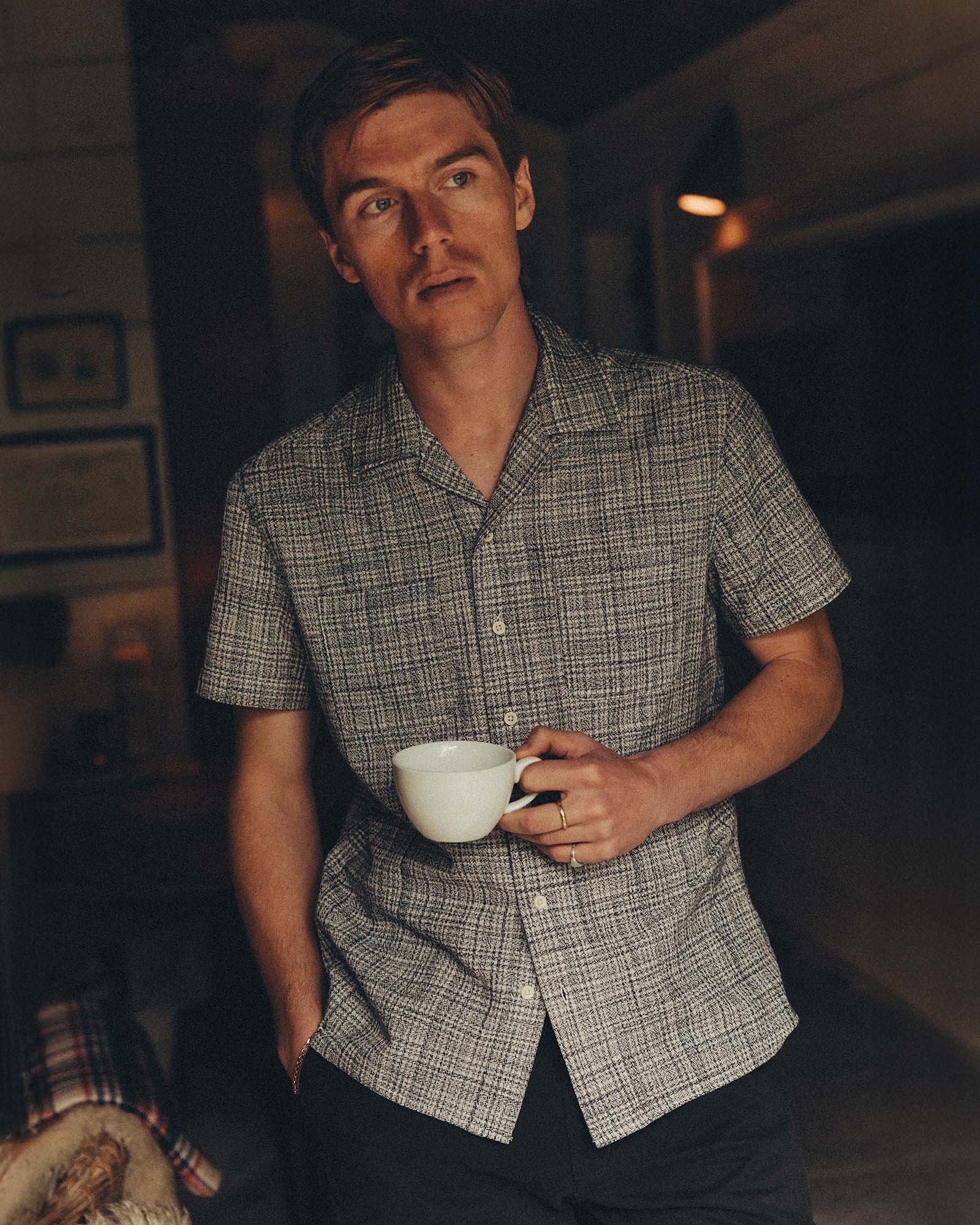 The Conrad Shirt in Cloud Cover Dobby | Modern Menswear by yycbvcnbmmnbm