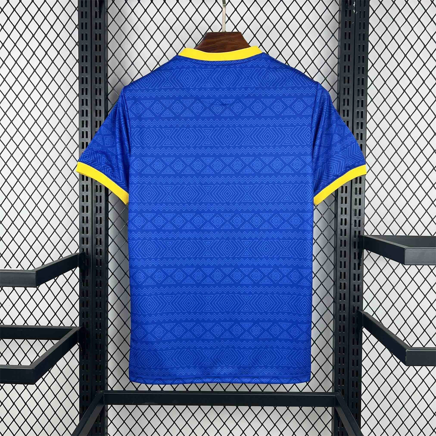 AlphaJersey-Brazil 2026 Diamond Texture Blue Special Jersey - Fans Version