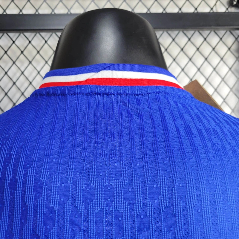 AlphaJersey-France 2024 Home Long Sleeve Jersey - Player Version