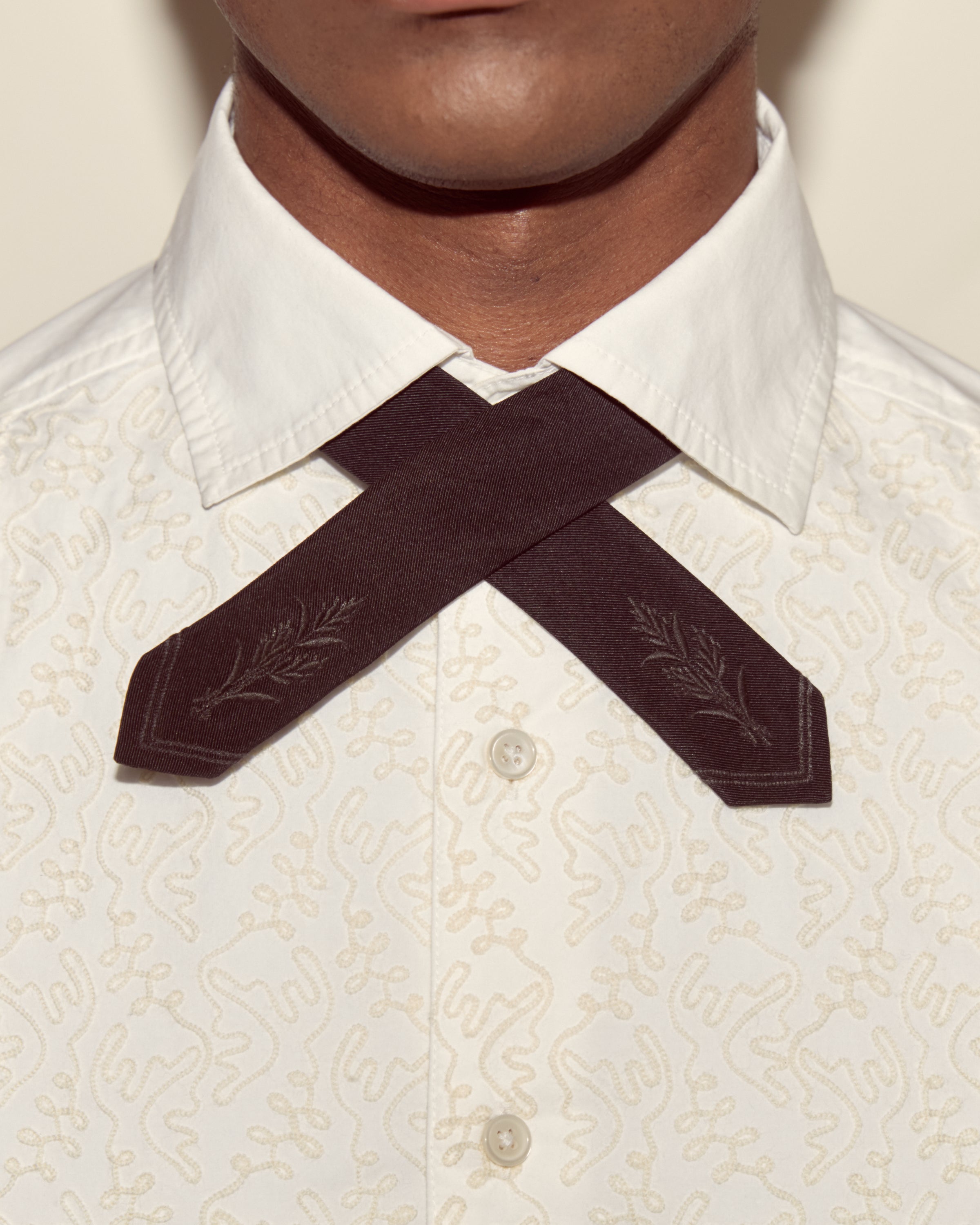 Meadow Cross Tie - Black | Modern Menswear by yycbvcnbmmnbm