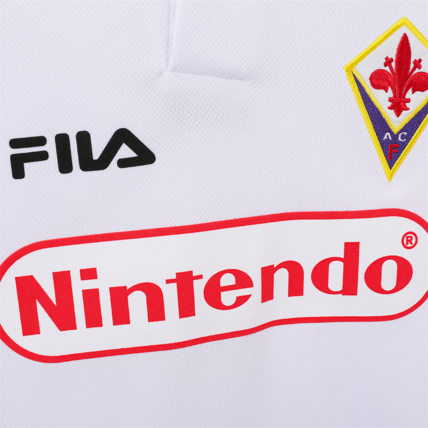 AlphaJersey-Retro Fiorentina 1998-99 Away White Jersey