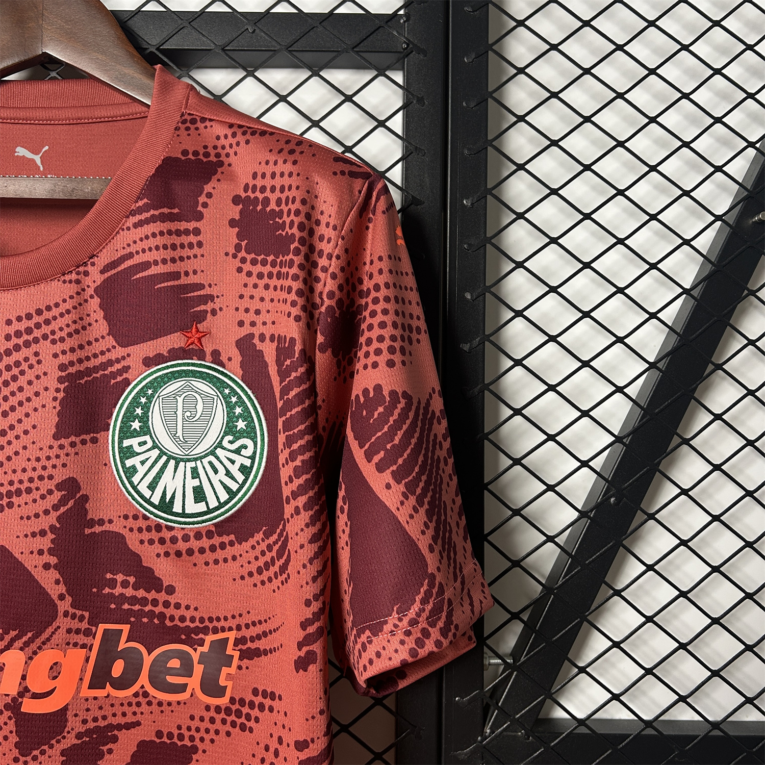 AlphaJersey-Palmeiras 25-26 Red Goalkeeper Jersey - Fans Version