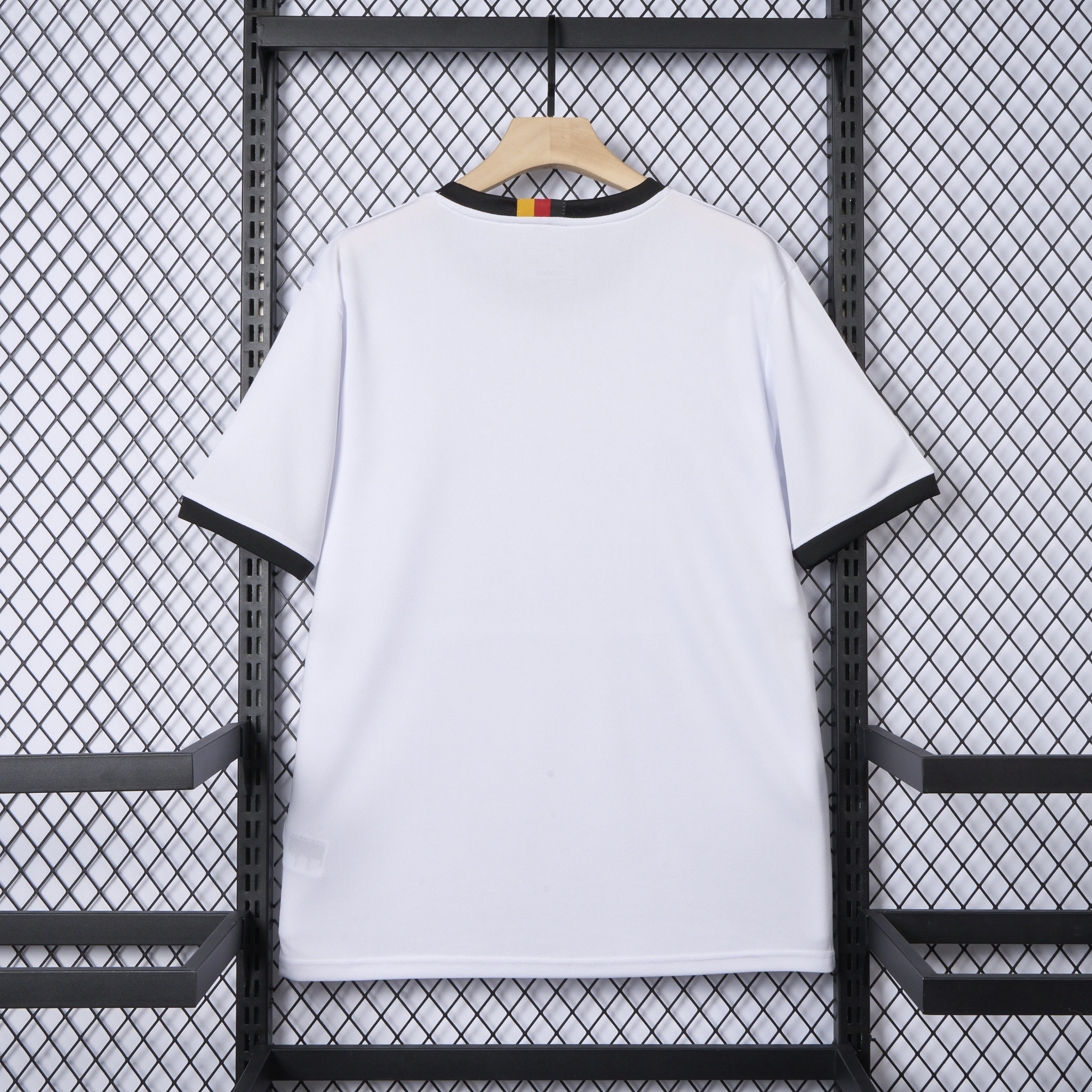 AlphaJersey-Germany 2025 White Retro Style Jersey - Fans Version