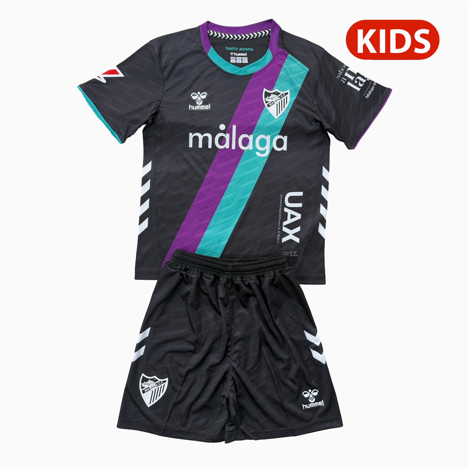 AlphaJersey-Malaga 25-26 Away Kids Kit