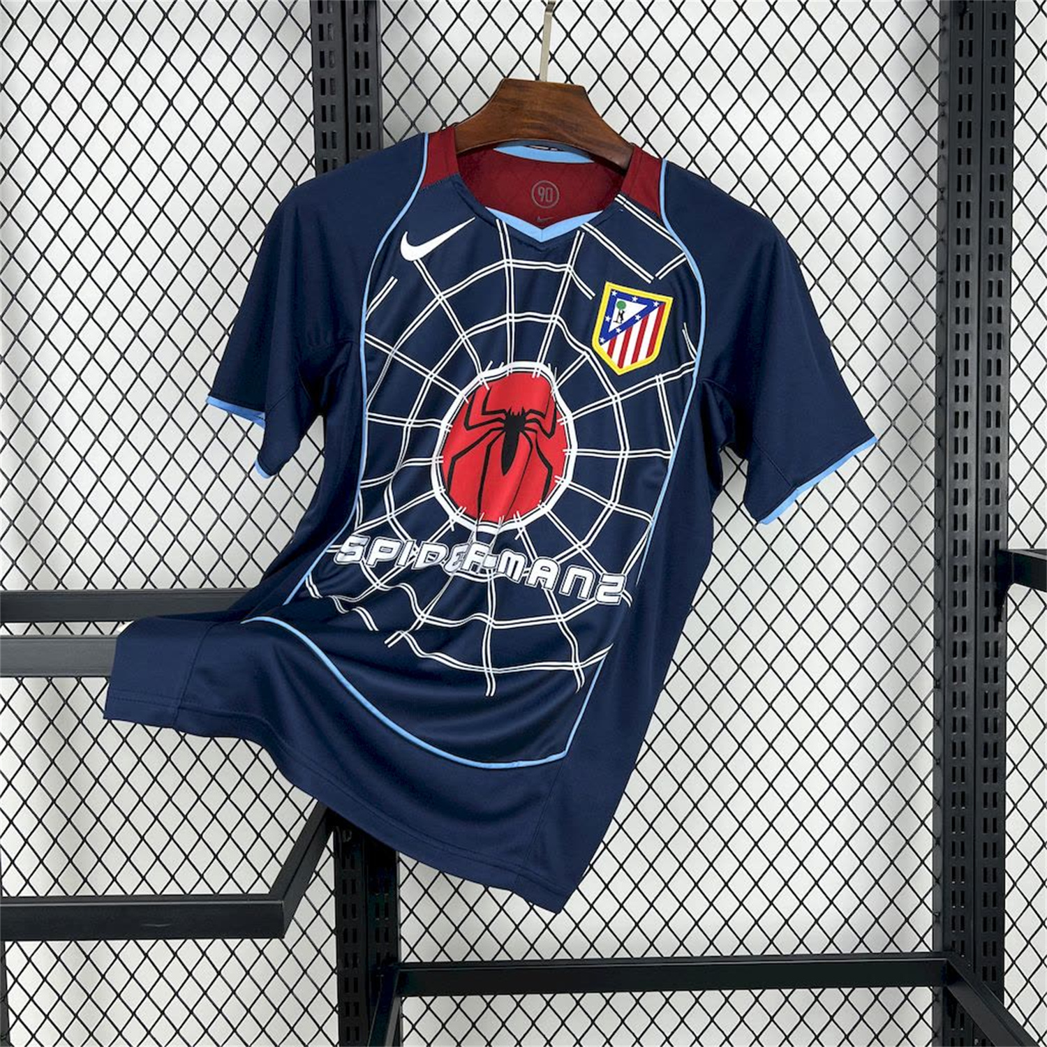 AlphaJersey-Retro Atletico Madrid 2004-05 Away Jersey - S.p.i.d.e.r M.a.n