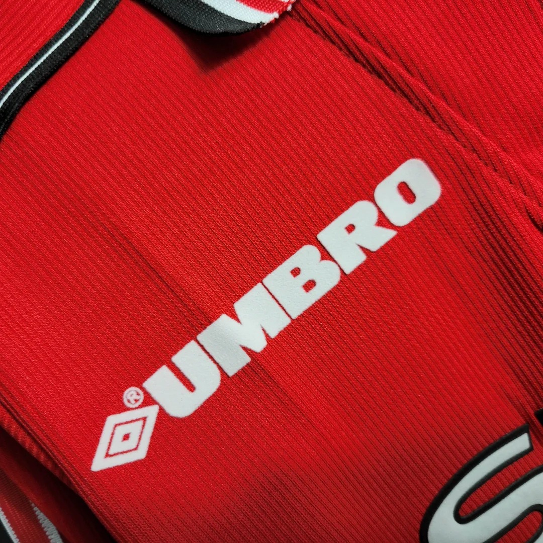 AlphaJersey-Retro Manchester United 98-99 Home Long Sleeve Jersey